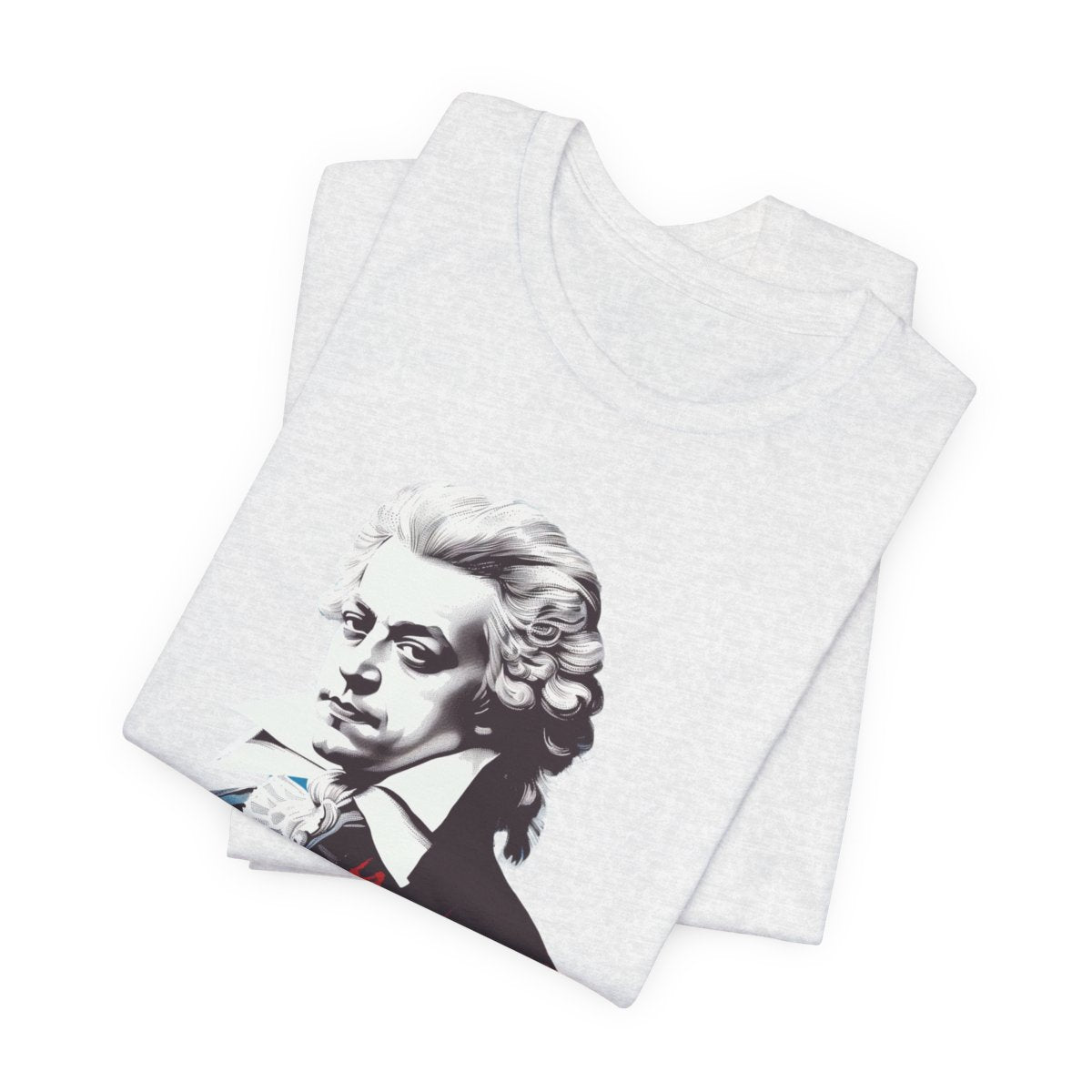 Mozart White T-Shirt - Handwriting Mozart Printed T-Shirt, Wolfgang Amadeus Mozart T-Shirt, Classical Music T-Shirt, Music T-Shirt