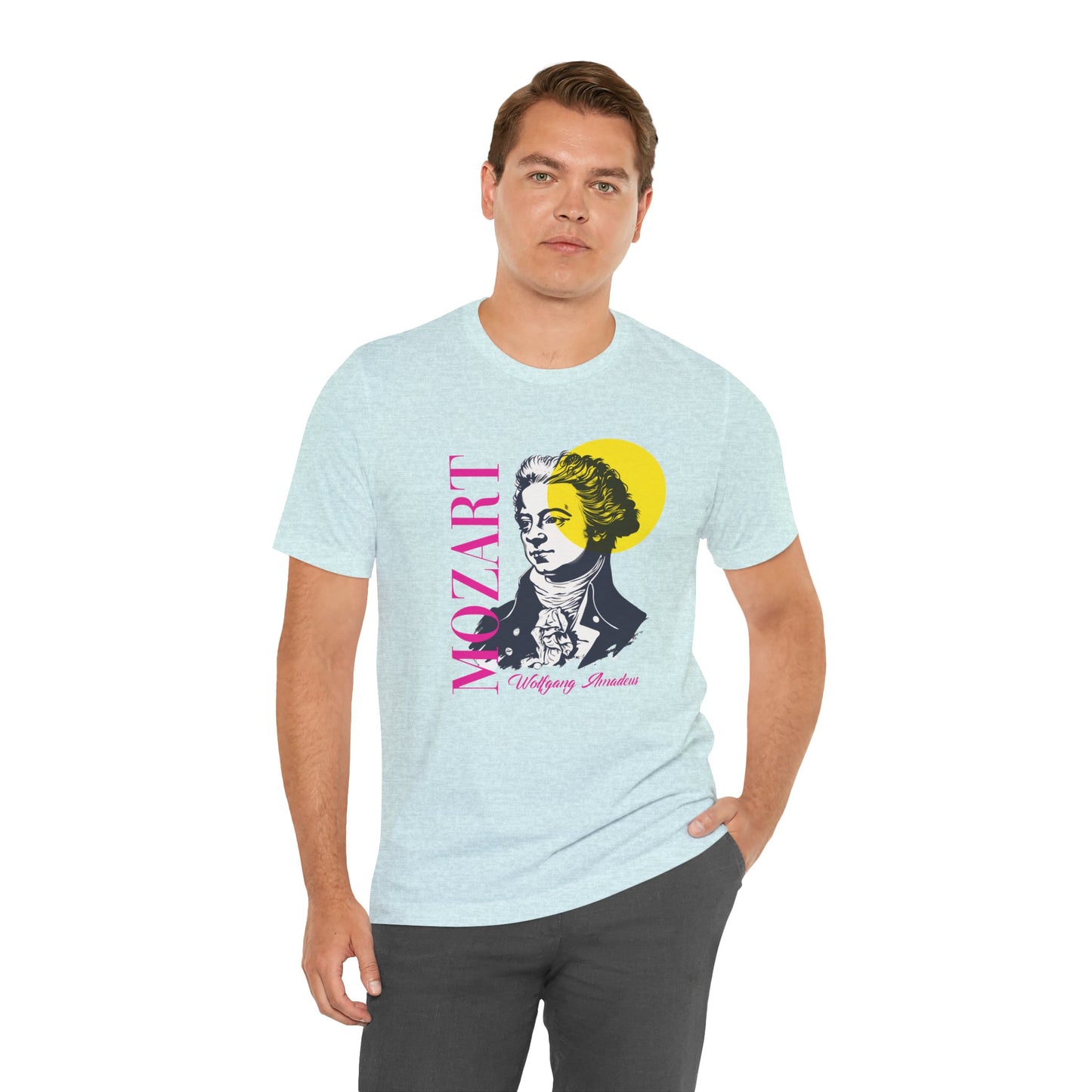 Mozart Sun T-Shirt: Classical Music T-Shirt, Mozart Shirt, Wolfgang Amadeus Mozart Gift, Mozart Tribute Tee