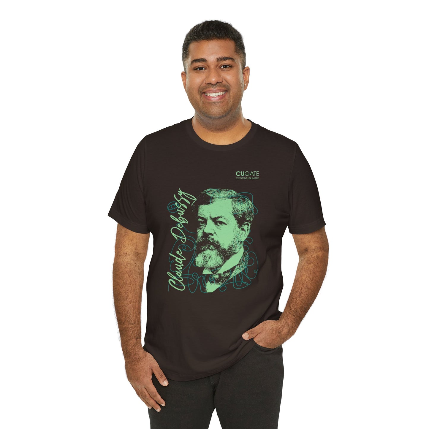 Debussy T-Shirt (Dark): Classical Music T-Shirt, Debussy Shirt, Claude Debussy Gift, Debussy Tribute Tee