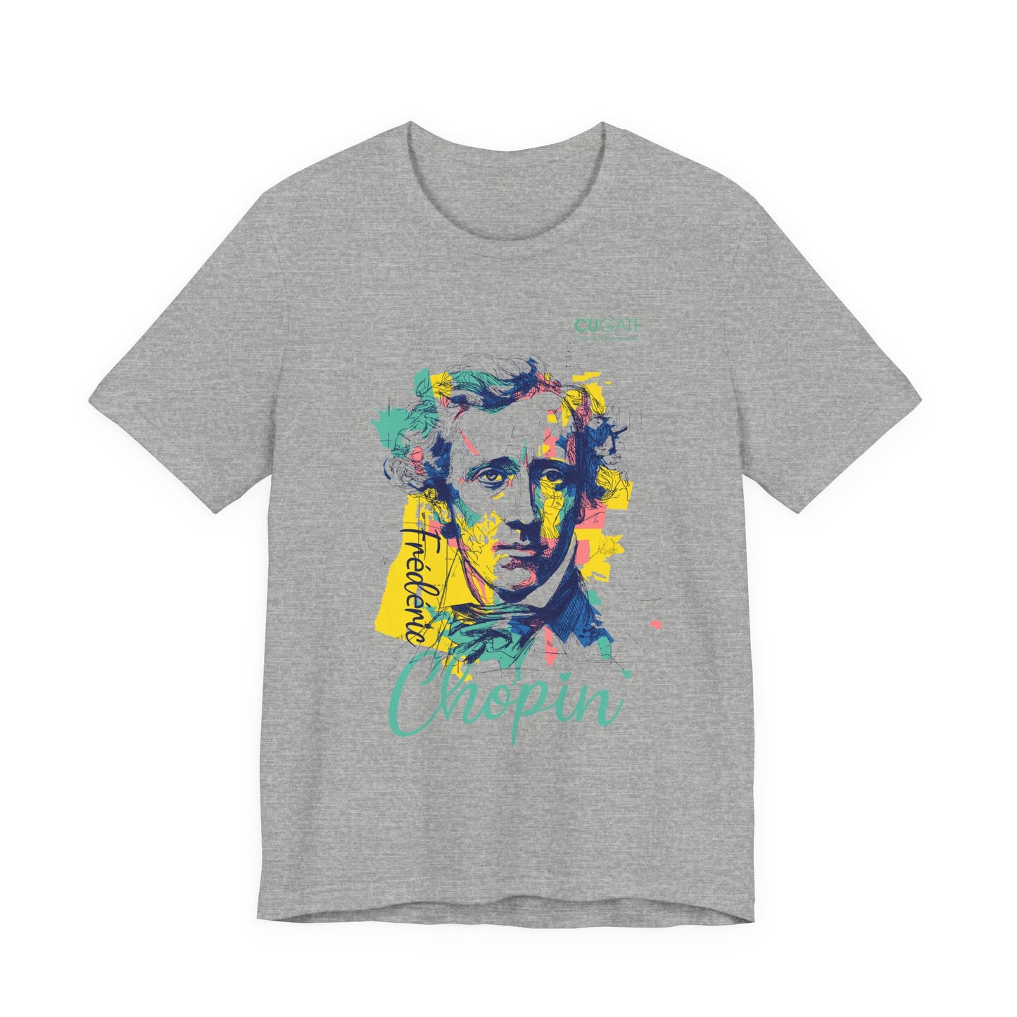 Chopin T-Shirt (Light): Classical Music T-Shirt, Chopin Shirt, Frédéric Chopin Gift