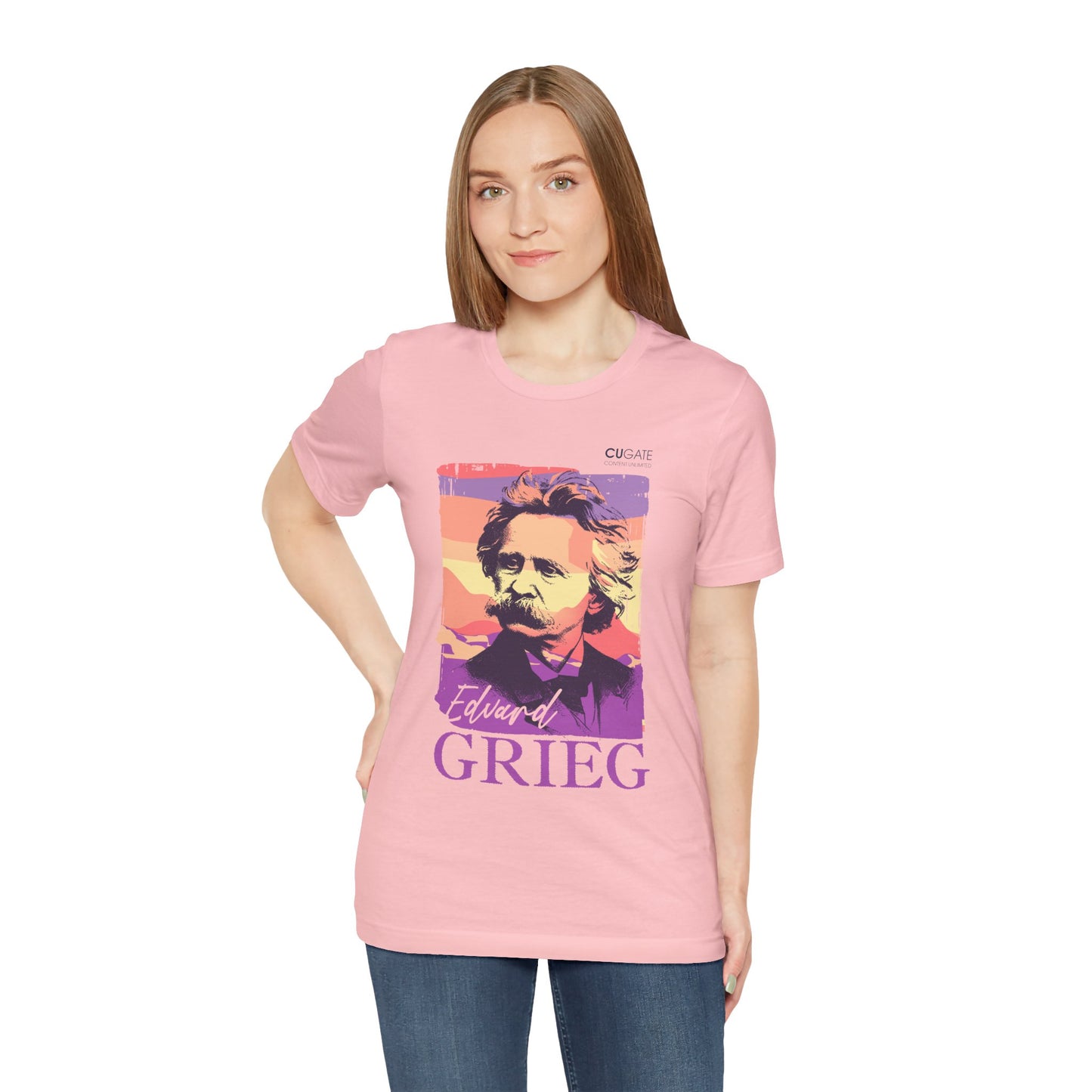 Grieg T-Shirt (Light): Classical Music T-Shirt, Grieg Shirt, Music T-Shirt Gift, Norwegian Folk Music Tee, Scandinavian Classic Music Shirt