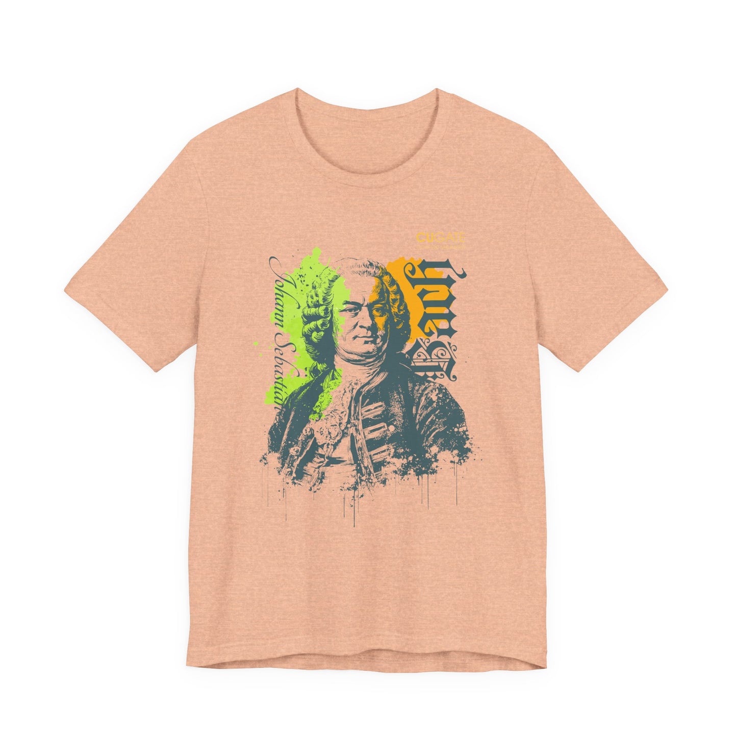 Bach T-Shirt (Light): Classical Music T-Shirt, Bach Shirt, Johann Sebastian Bach Gift