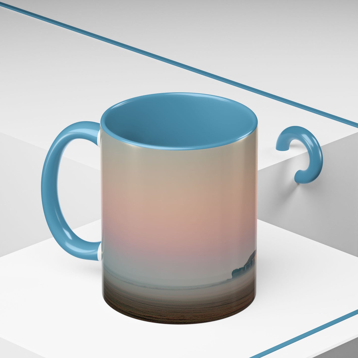 Quiet Mornings Mug (EU) - Classical Music for Relaxation Mug, Peaceful Music Mug, Sunrise Nature Mug