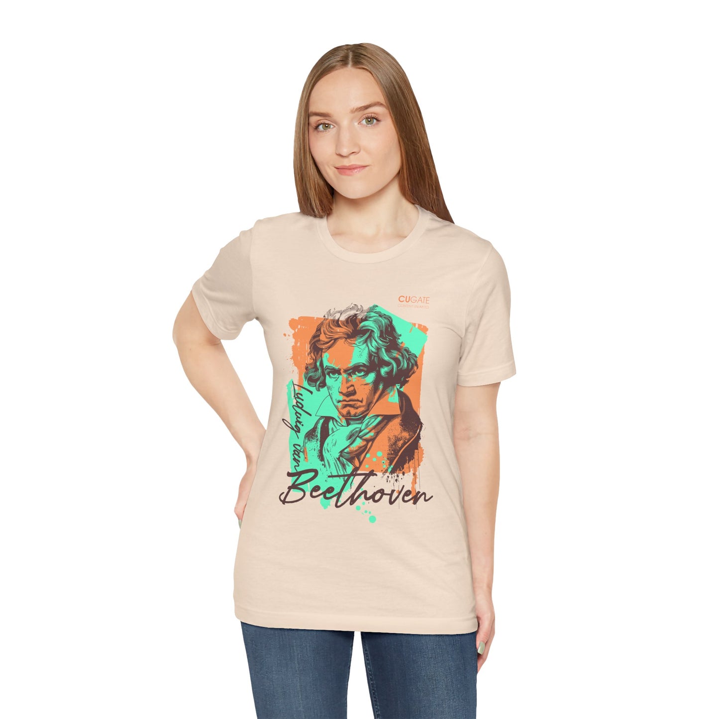 Beethoven T-Shirt (Light) : Classical Music T-Shirt, Beethoven Shirt, Ludwig van Beethoven Gift