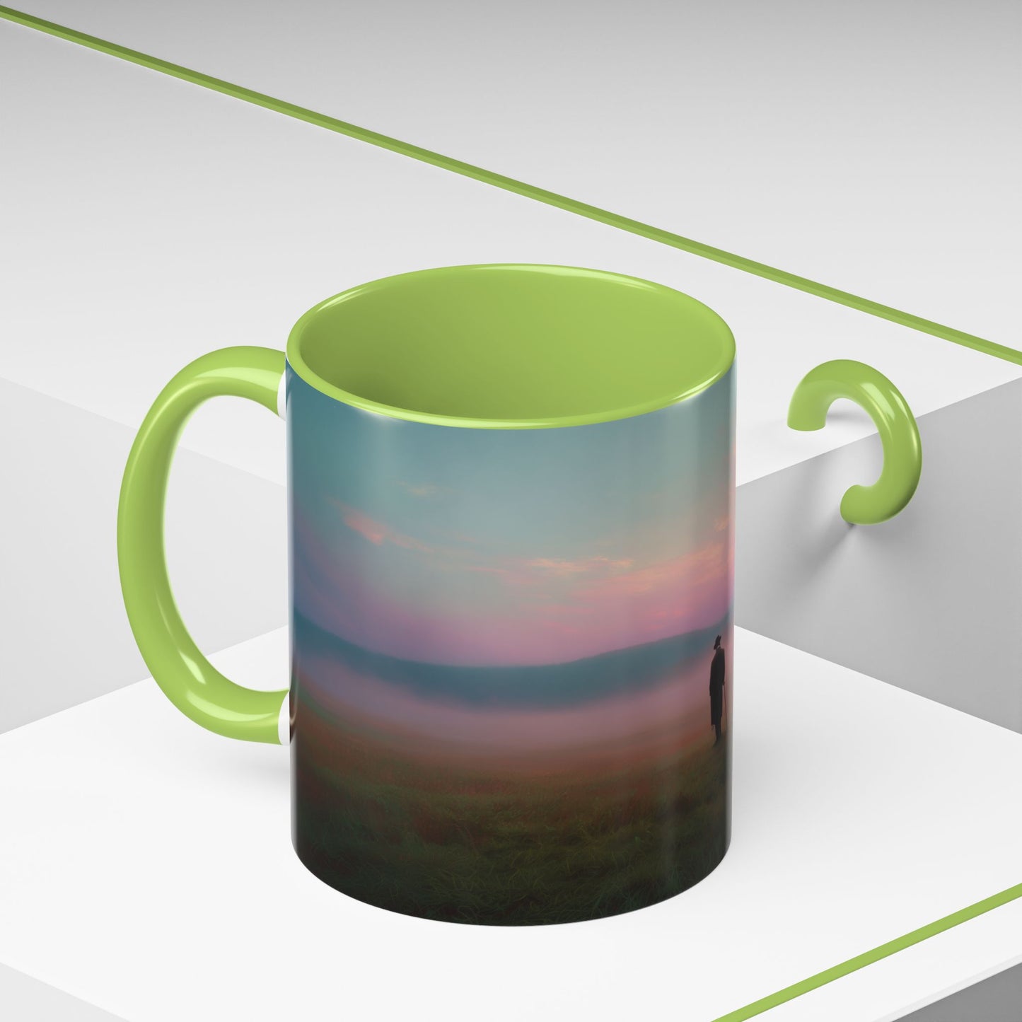 Classical Relaxation Mug (EU) - Calming Mug, Beethoven Inspired Mug, Self-Care Mug, Thoughtful Mug, Peaceful Scenery Mug