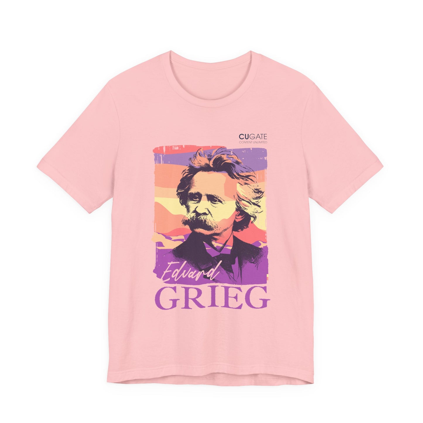 Grieg T-Shirt (Light): Classical Music T-Shirt, Grieg Shirt, Music T-Shirt Gift, Norwegian Folk Music Tee, Scandinavian Classic Music Shirt