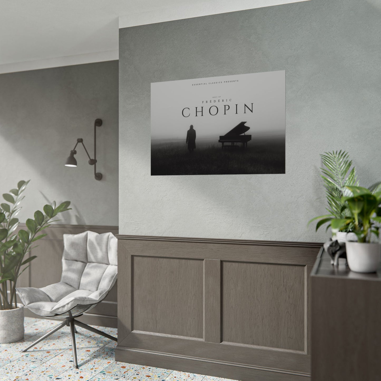 Best of Chopin Poster - Somber Music Mood Poster - Classical Music Mood Poster