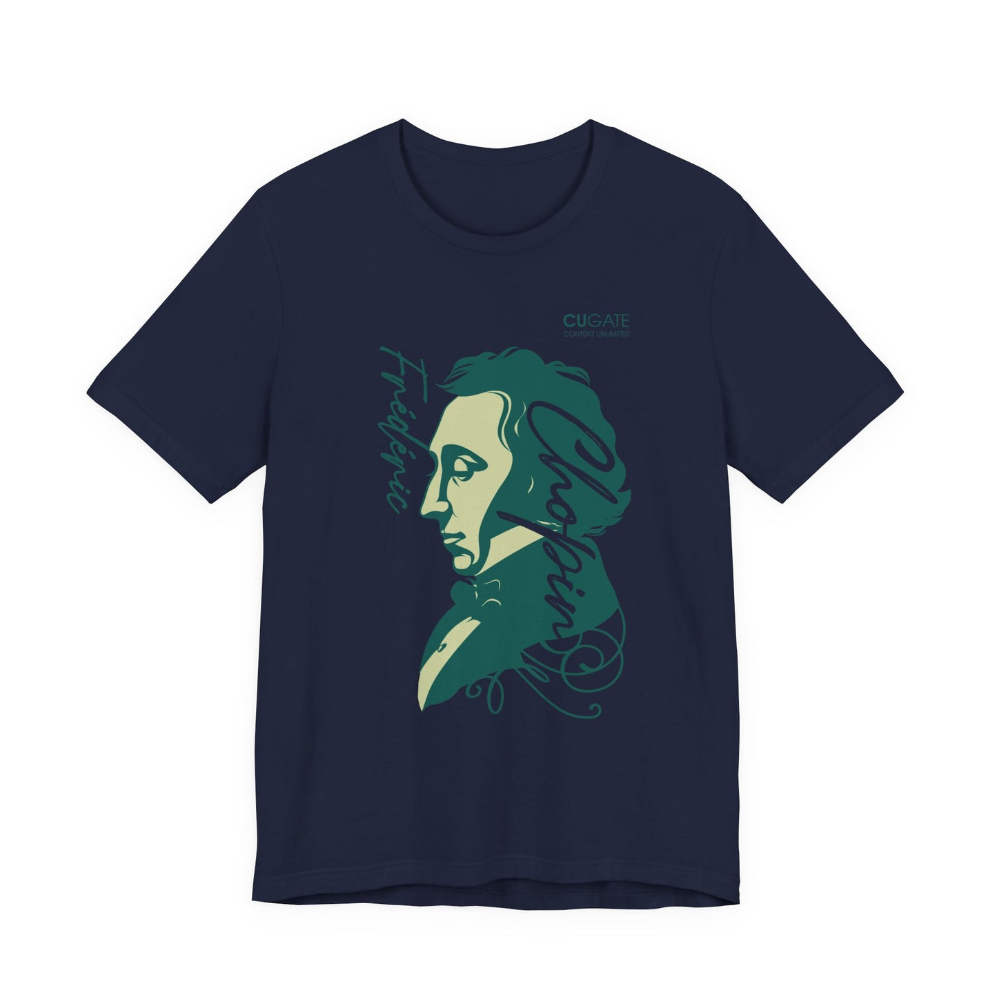 Chopin T-Shirt (Dark): Classical Music T-Shirt, Chopin Shirt, Frédéric Chopin Gift