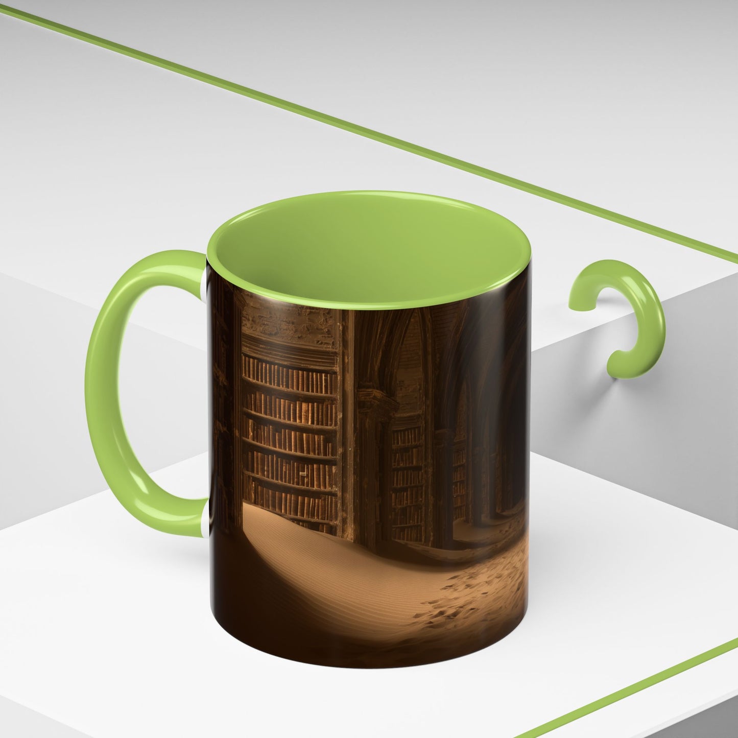 Deep Focus Mug (EU) - Classical Music for Thinking Mug, Peaceful Library Mug, Nature Library Mug, Apocalyptic Library Mug