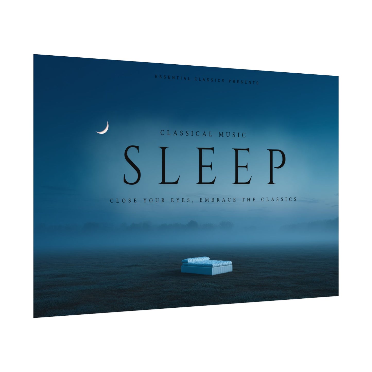 Mystical Nights - Night Time Poster, Sleepy Time Print, Sweet DreamsPoster, Evening Print, Classical Music for Sleep Print