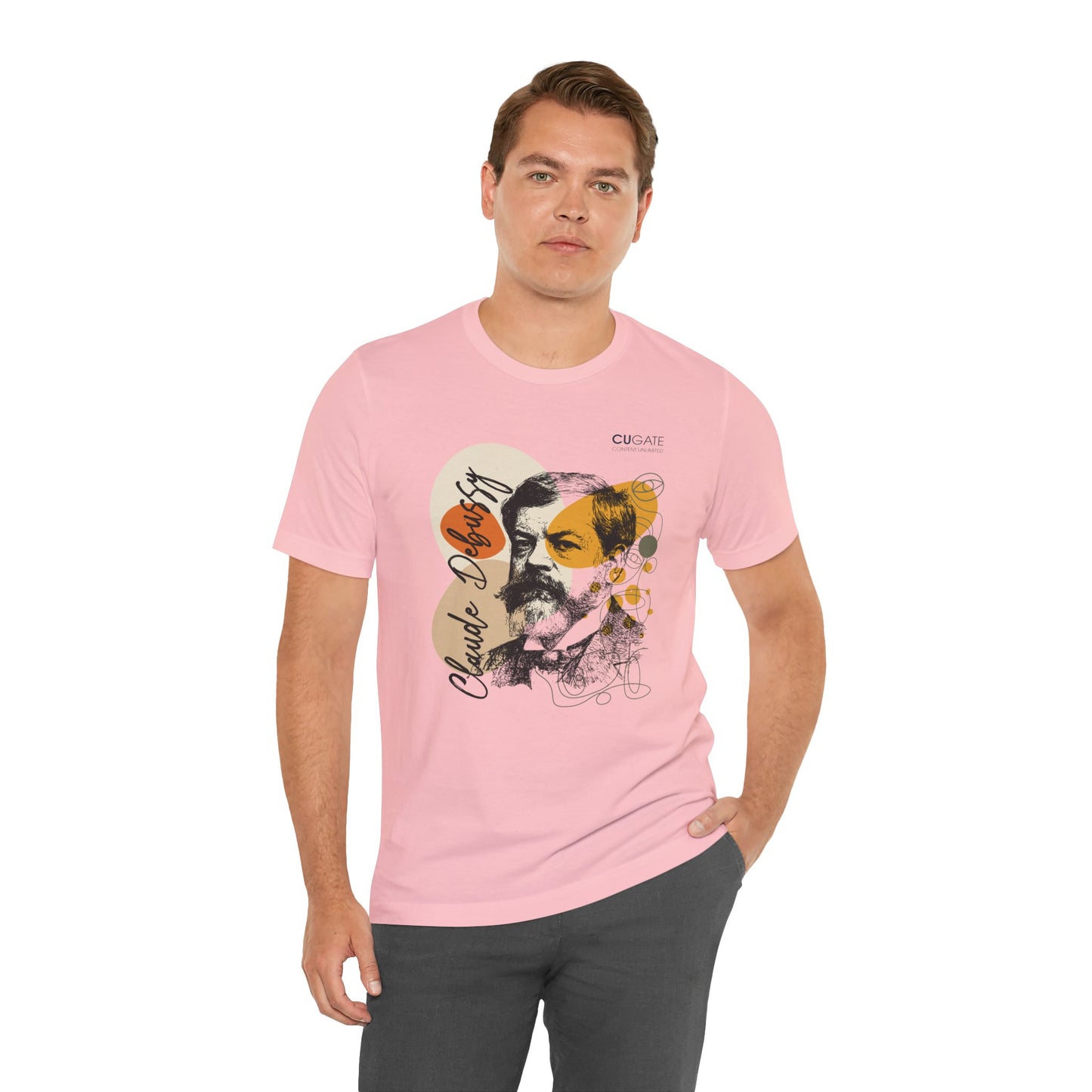 Debussy T-Shirt (Light): Classical Music T-Shirt, Debussy Shirt, Claude Debussy Gift, Debussy Tribute Tee