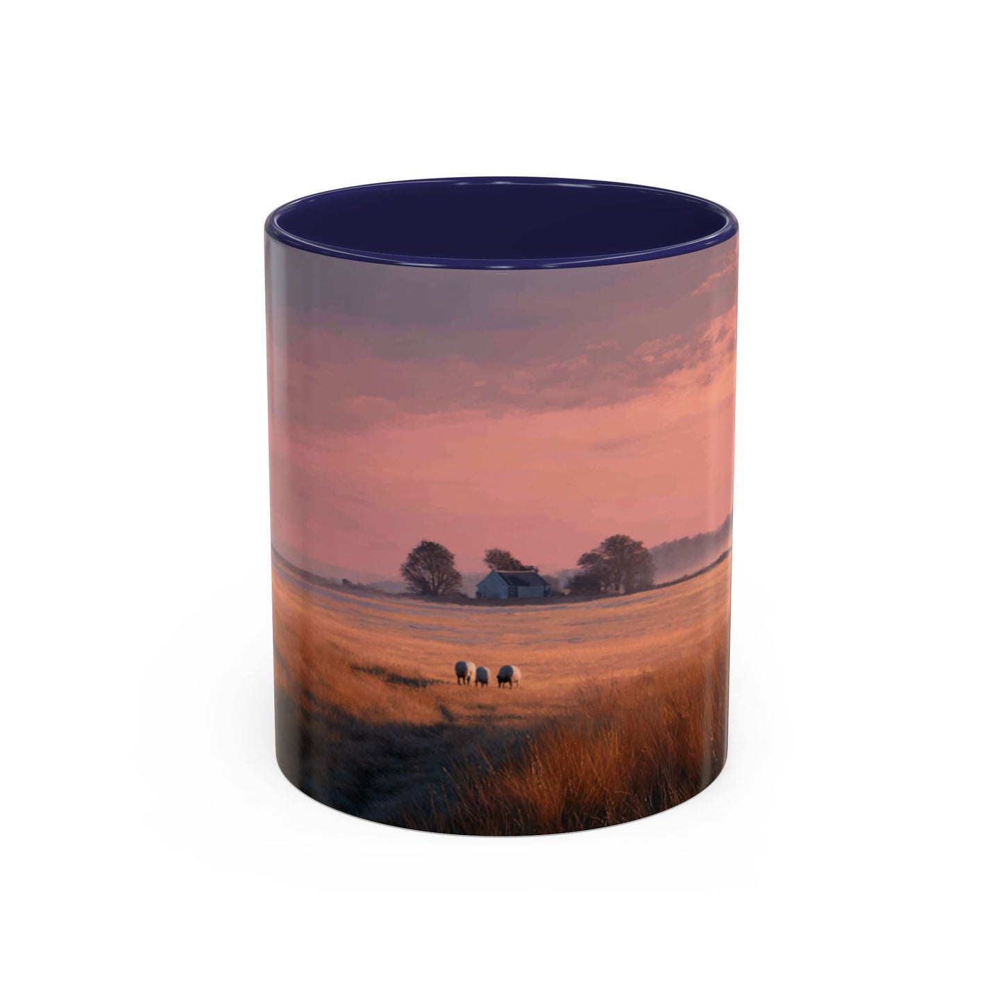 Slow Living Mug (EU) - Relaxation and Meditation Mug, Peaceful Countryside Mug, Farm and Country Mug
