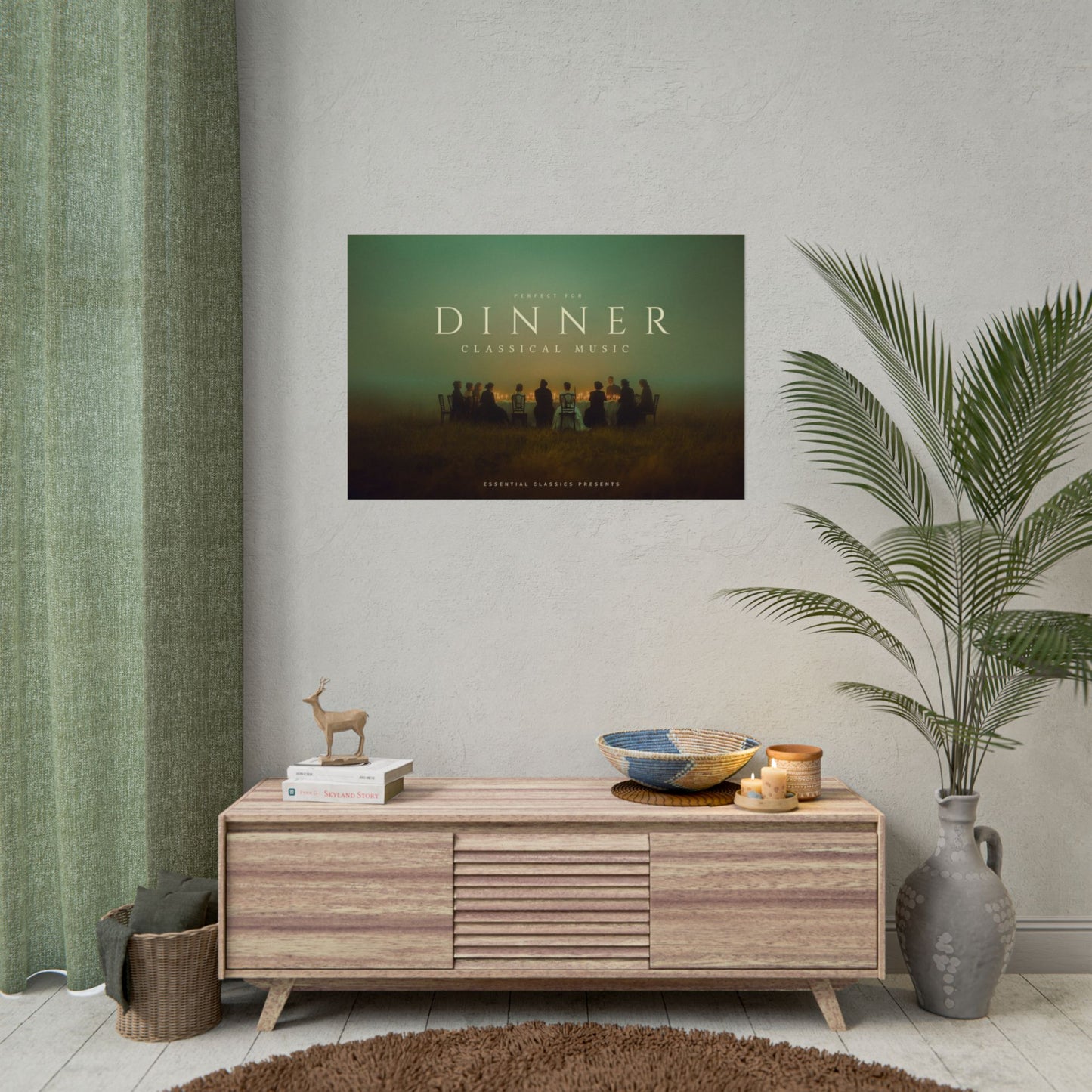 Classical Music for Dinner Poster - Vivaldi, Bach, Mozart Mood Poster