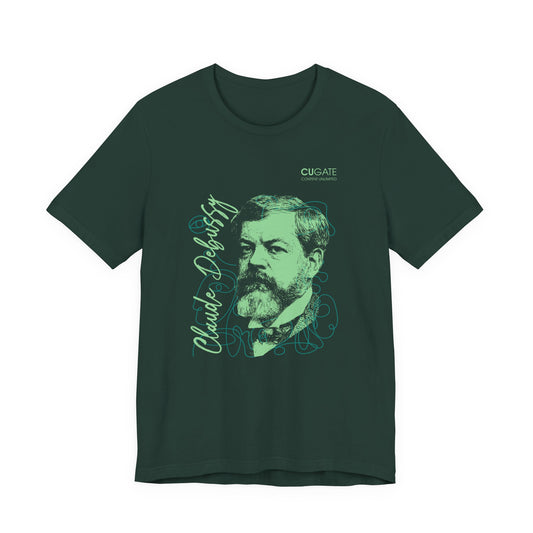Debussy T-Shirt (Dark): Classical Music T-Shirt, Debussy Shirt, Claude Debussy Gift, Debussy Tribute Tee