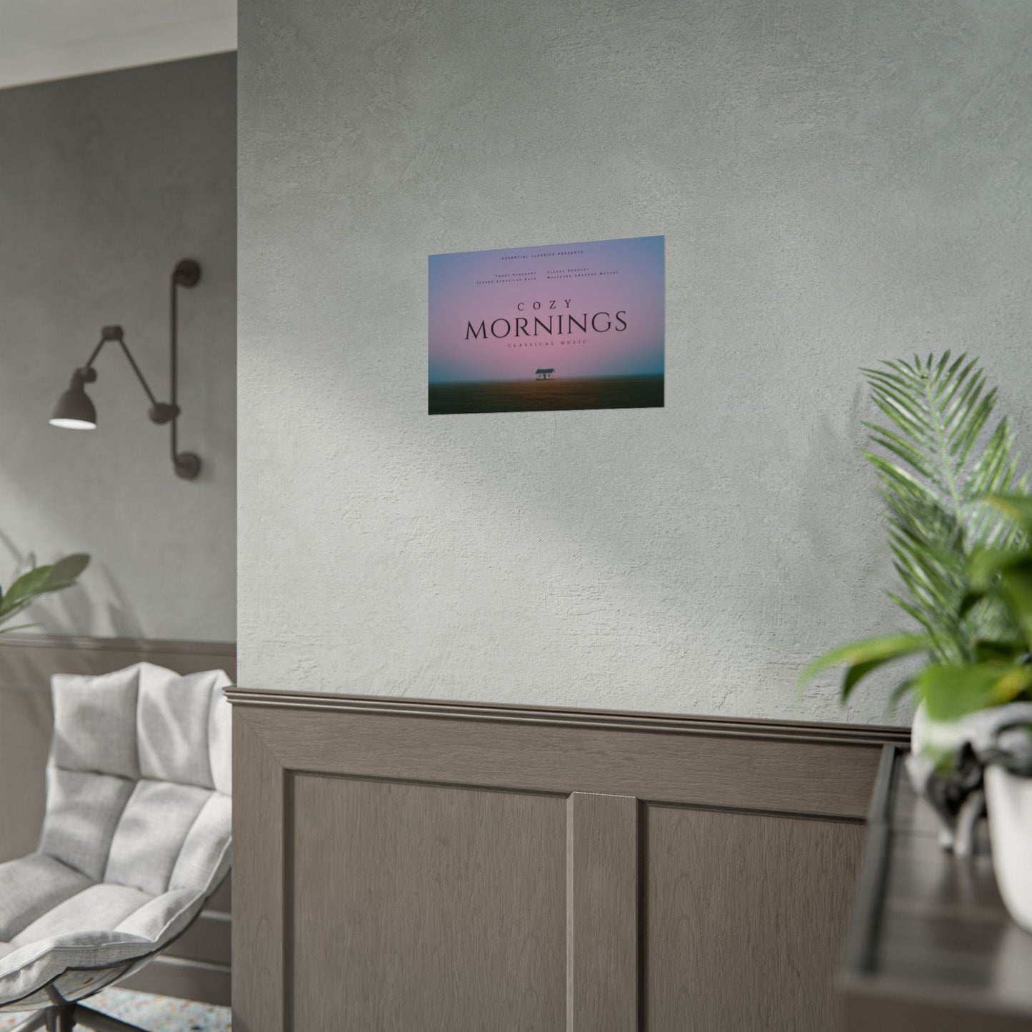 Cozy Morning - Classical Music Print, Slow Morning Poster, Calmness Print, Quiet Morning Poster, Beethoven Inspired Print