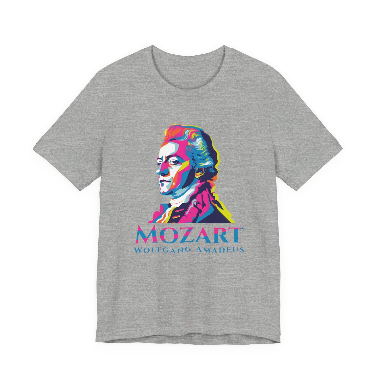Mozart Statue T-Shirt: Classical Music T-Shirt, Mozart Shirt, Wolfgang Amadeus Mozart Gift, Mozart Tribute Tee, Mozart Profile Tee