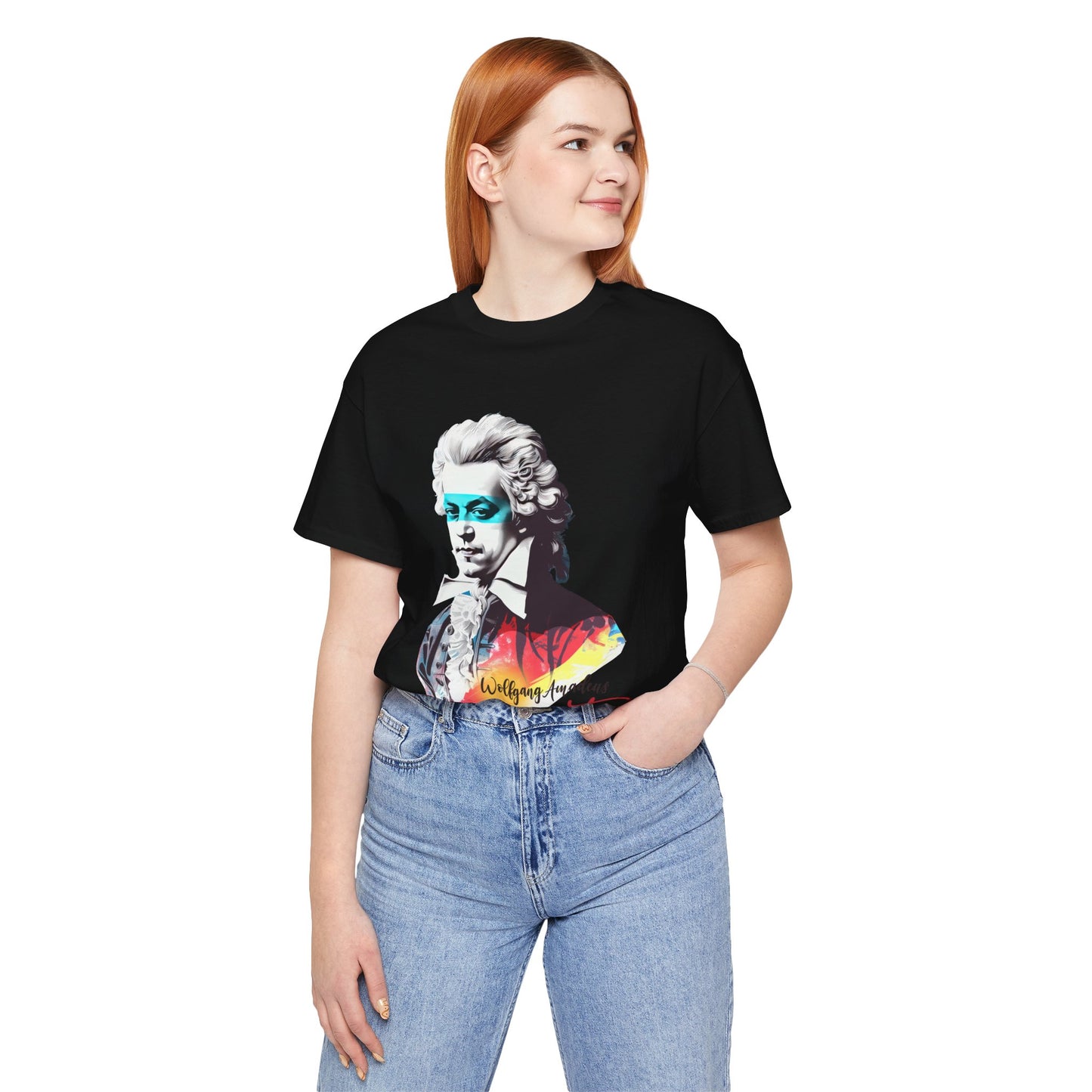 Mozart Printed Tee - Classical Music Lovers Gift