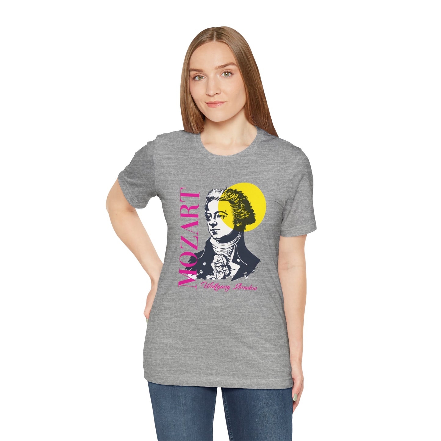 Mozart Sun T-Shirt: Classical Music T-Shirt, Mozart Shirt, Wolfgang Amadeus Mozart Gift, Mozart Tribute Tee