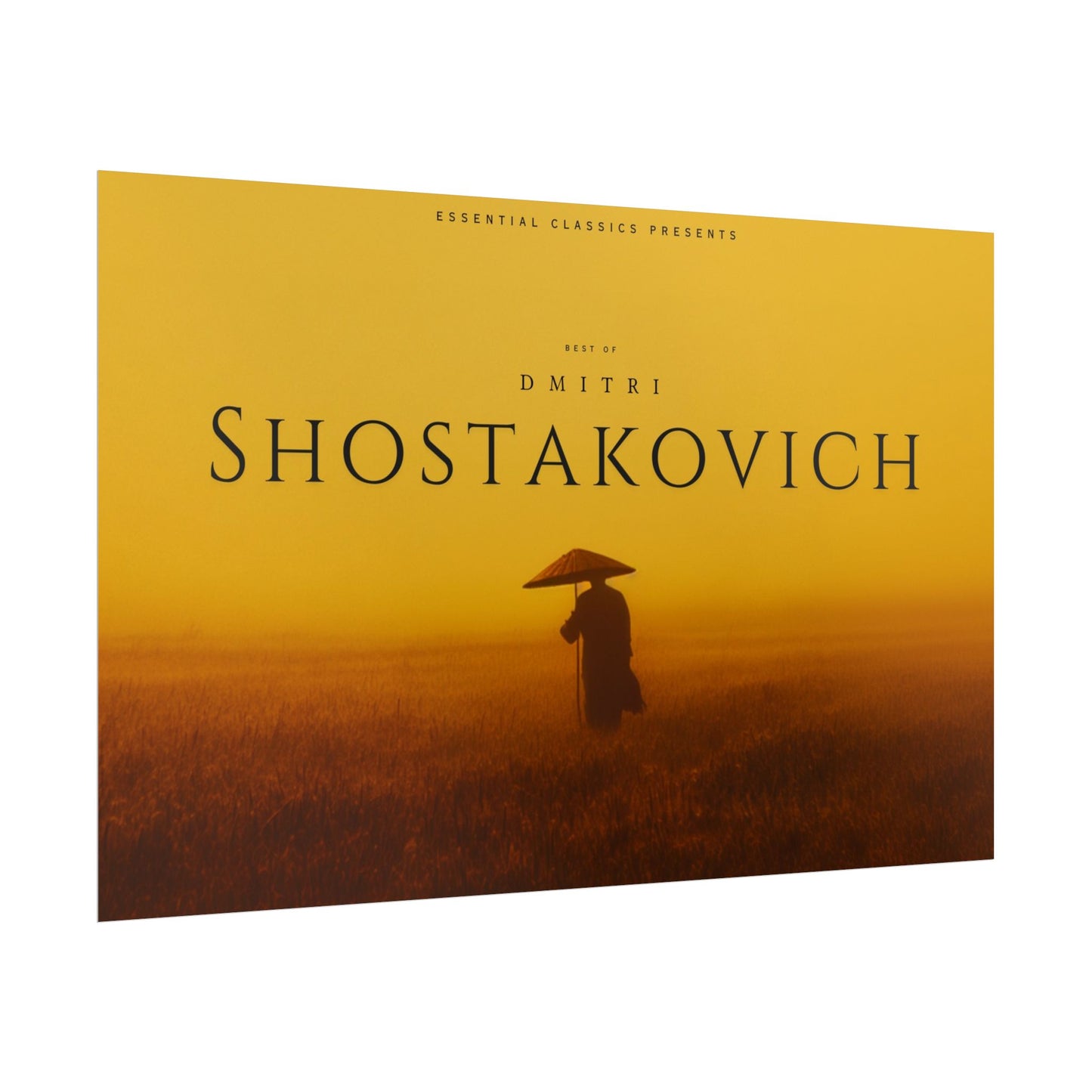 The Best of Dmitri Shostakovich - Classical Music Art Poster