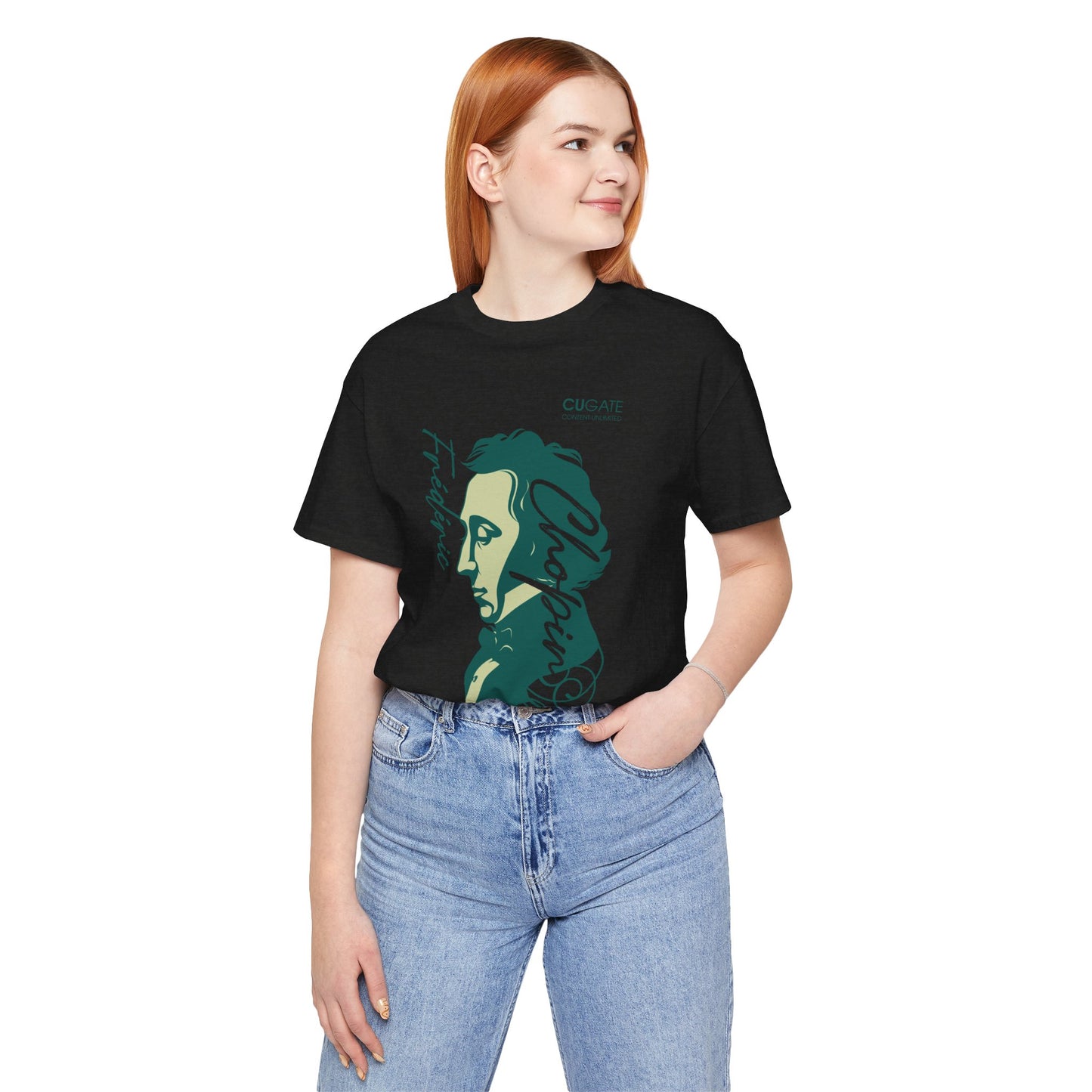 Chopin T-Shirt (Dark): Classical Music T-Shirt, Chopin Shirt, Frédéric Chopin Gift