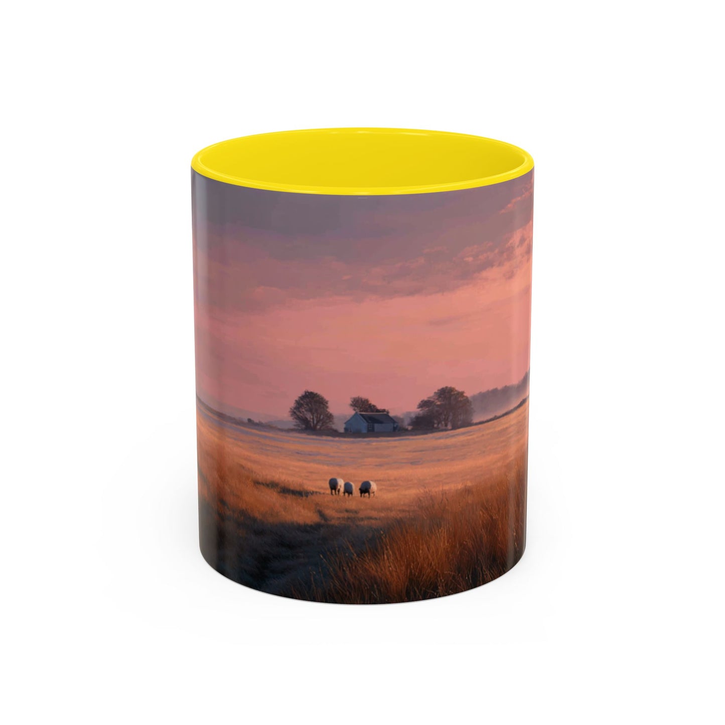 Slow Living Mug (EU) - Relaxation and Meditation Mug, Peaceful Countryside Mug, Farm and Country Mug