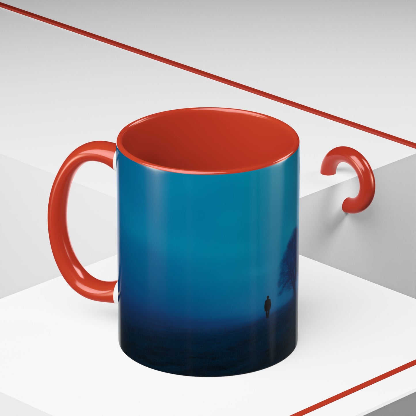 Blue Hours Mug (EU) - Melancholy Mug, Introspection Mood Mug, Poetic Mug, Night Mug, Mood Mug