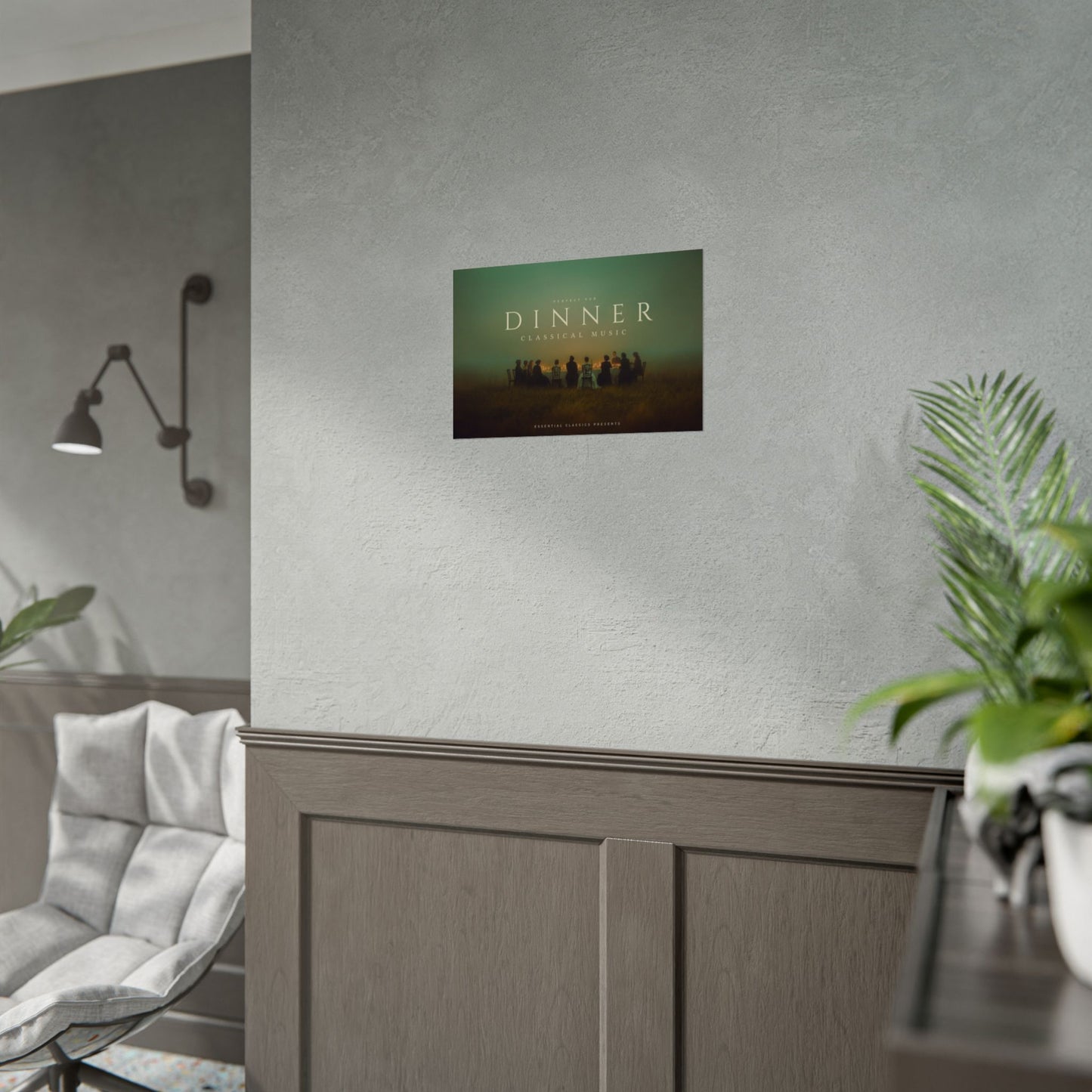 Classical Music for Dinner Poster - Vivaldi, Bach, Mozart Mood Poster