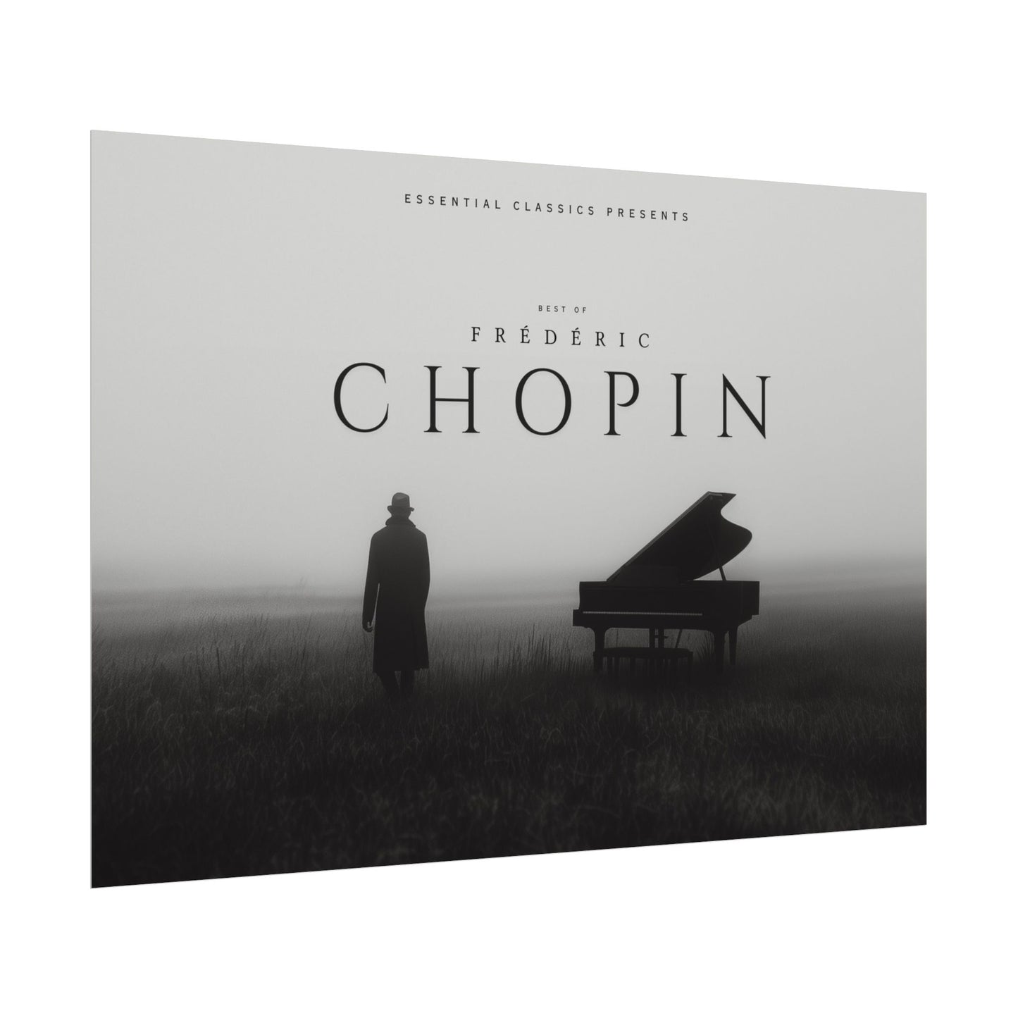 Best of Chopin Poster - Somber Music Mood Poster - Classical Music Mood Poster