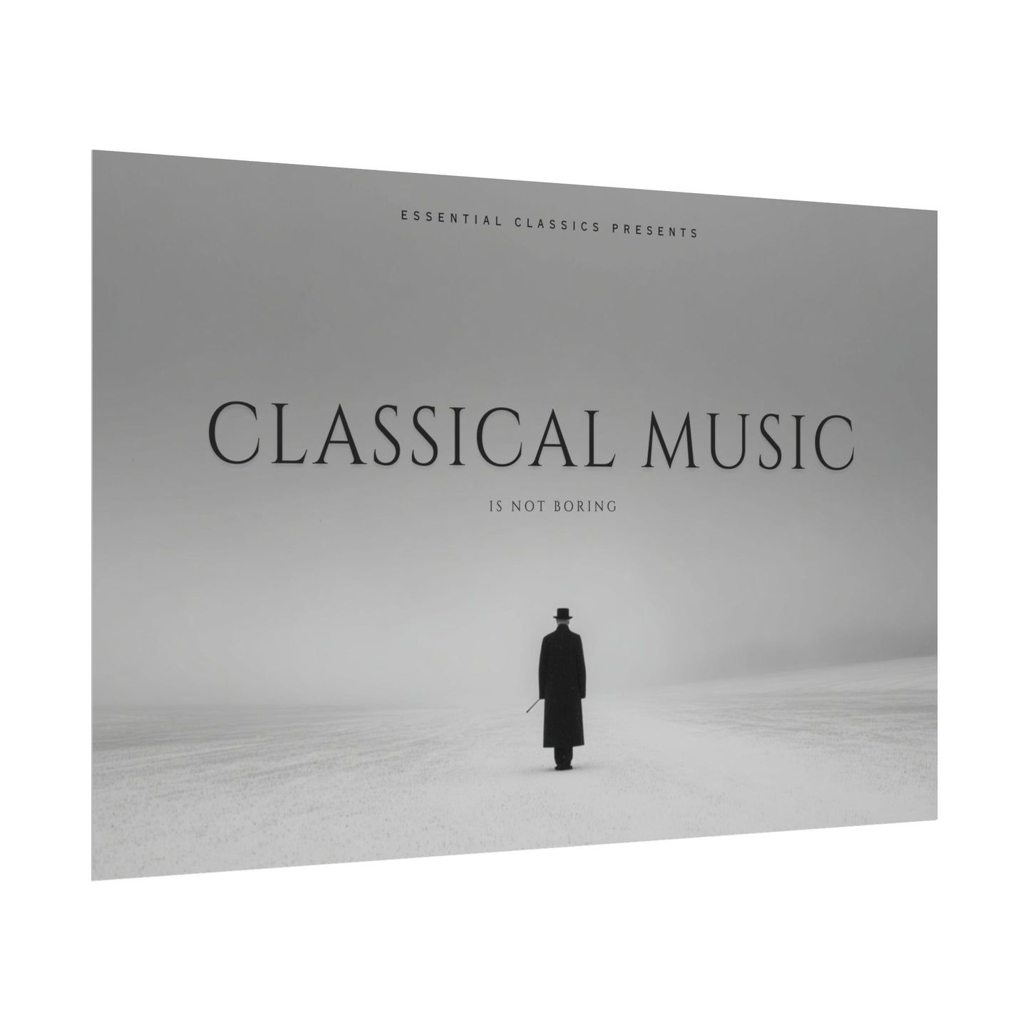 Still Not Boring! - Classical Music Print, Melancholy Poster, Classical Music is Not Boring Print, Dramatic Art Print