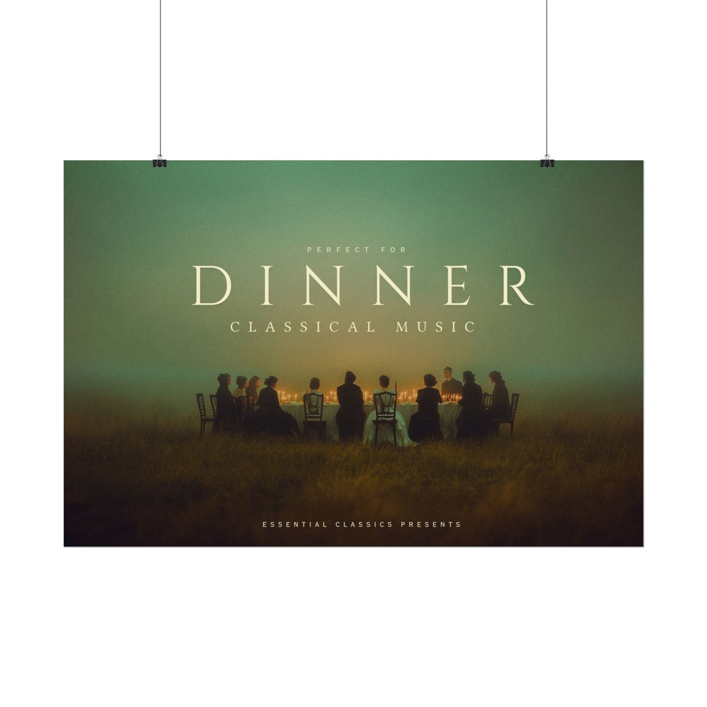Classical Music for Dinner Poster - Vivaldi, Bach, Mozart Mood Poster