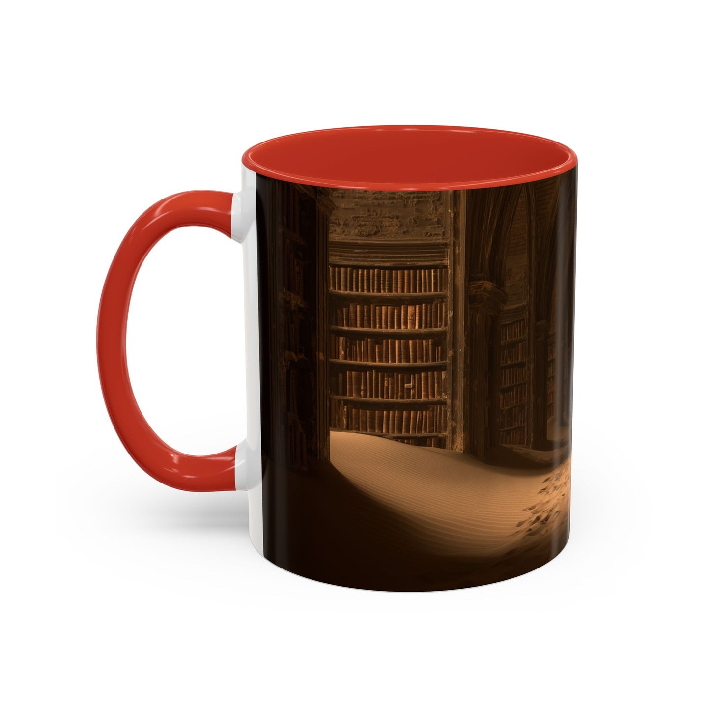 Deep Focus Mug (USA) - Classical Music for Thinking Mug, Peaceful Library Mug, Nature Library Mug, Apocalyptic Library Mug