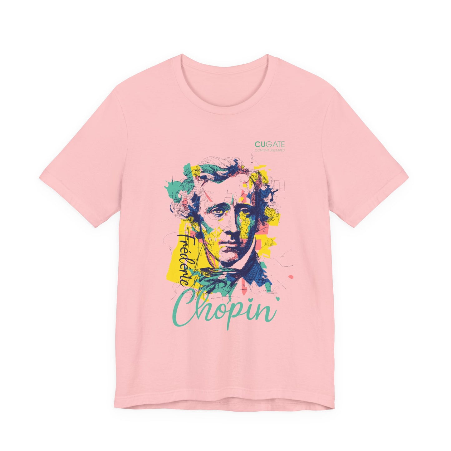 Chopin T-Shirt (Light): Classical Music T-Shirt, Chopin Shirt, Frédéric Chopin Gift