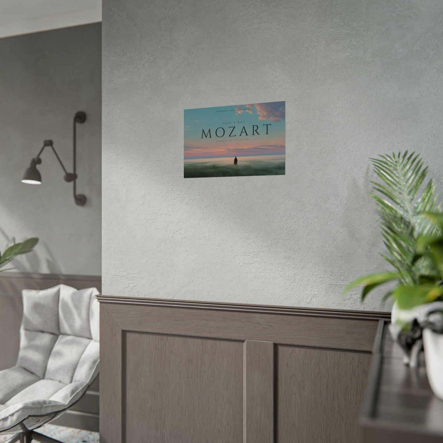 Everyone Knows Mozart - Mozart Print, Inspired by Mozart Poster, Classical Music Print, Celebrate Mozart Poster