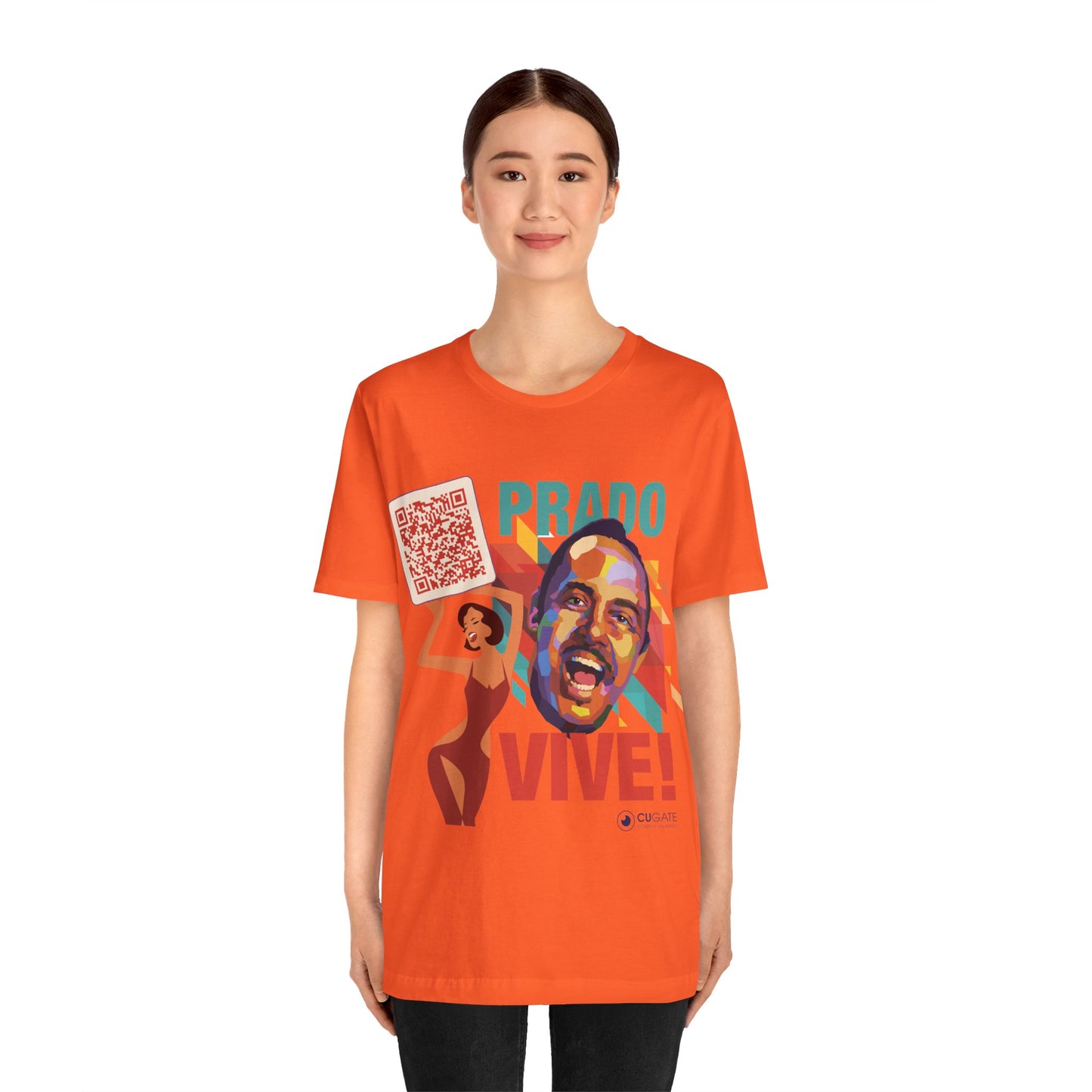 Prado Vive T-Shirt, Mambo T-Shirt Latin Music T-Shirt (QR-Playlist Included)