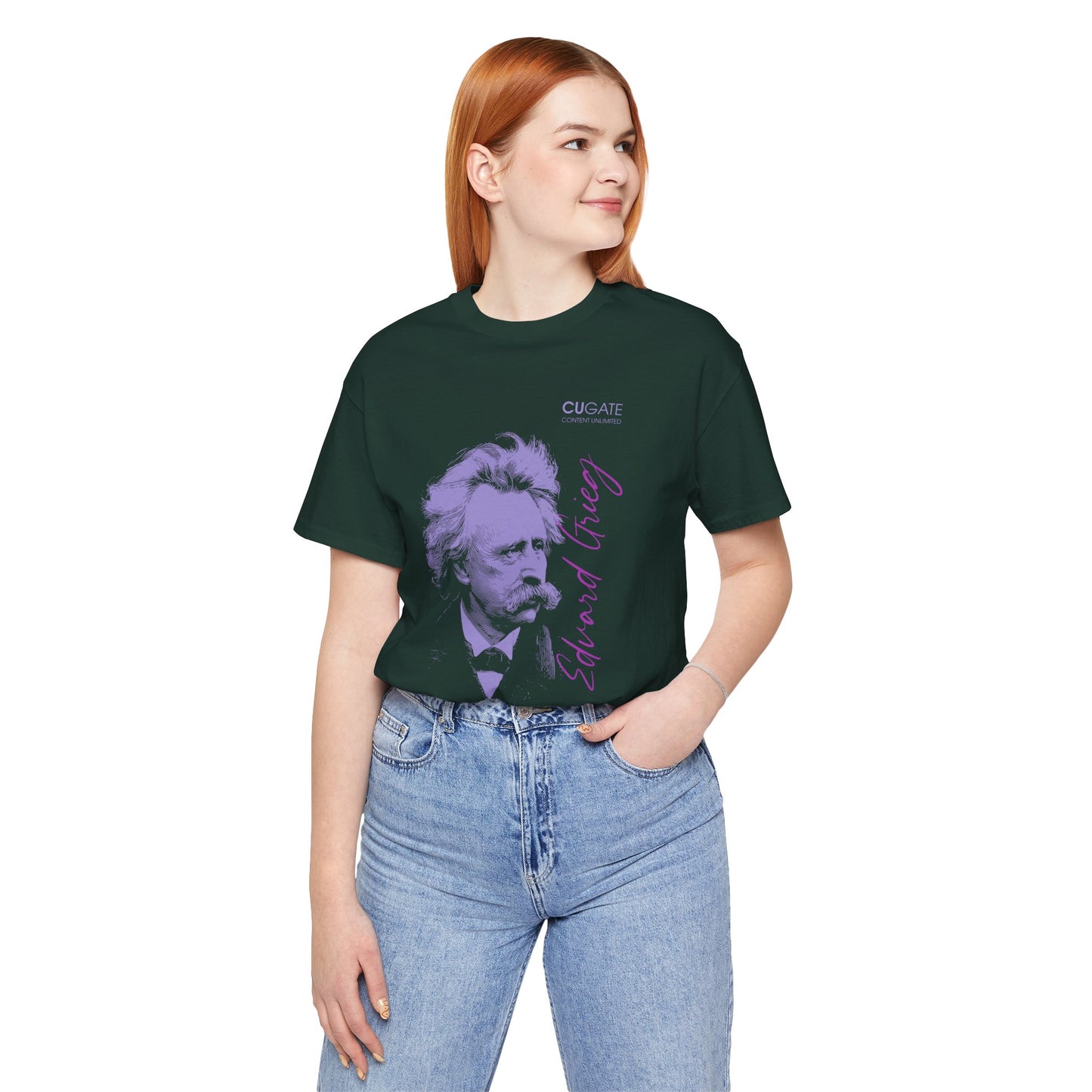 Grieg T-Shirt (Dark): Classical Music T-Shirt, Grieg Shirt, Music T-Shirt Gift, Norwegian Folk Music Tee, Scandinavian Classic Music Shirt