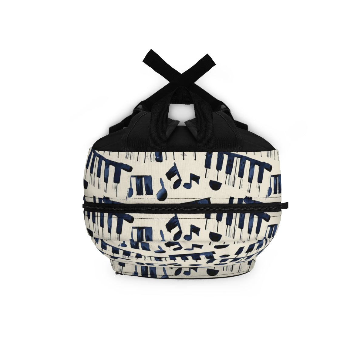 Cream Piano Patterned Backpack Cream Piano Backpack Piano Pattern Bag