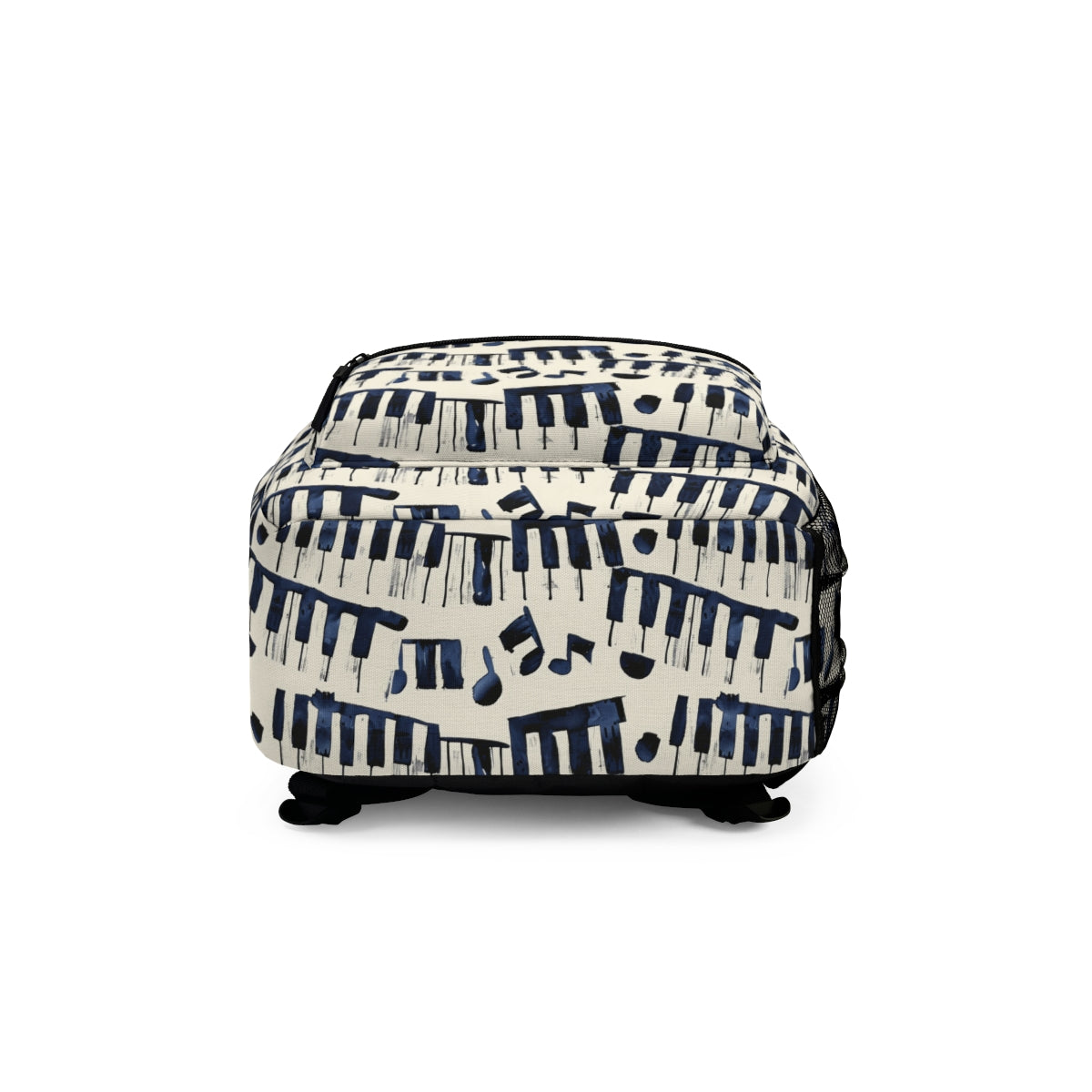 Cream Piano Patterned Backpack Cream Piano Backpack Piano Pattern Bag