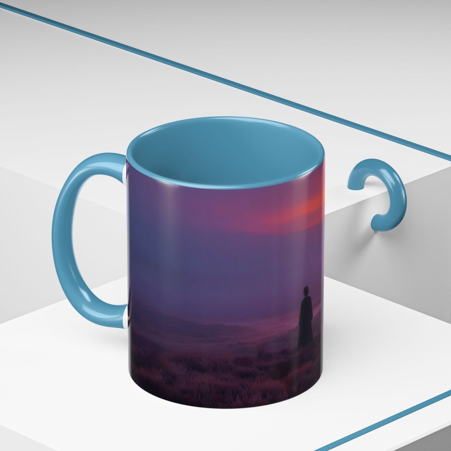 Classical Sunset Mug (EU) - Sundown Mug, Nightfall Mug, Evening Mug, Landscape Art Mug, Sunset Mug