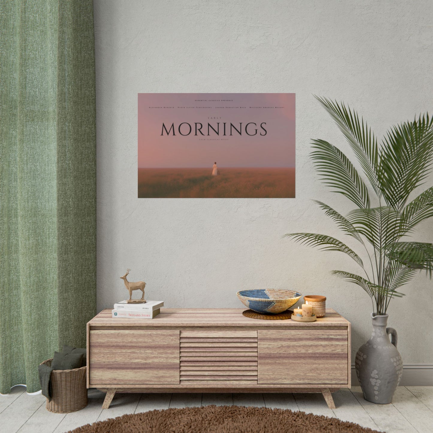 Early Mornings - Tranquil Moments Print, Relaxing Poster, Slow Morning Print, Peaceful Moments Poster