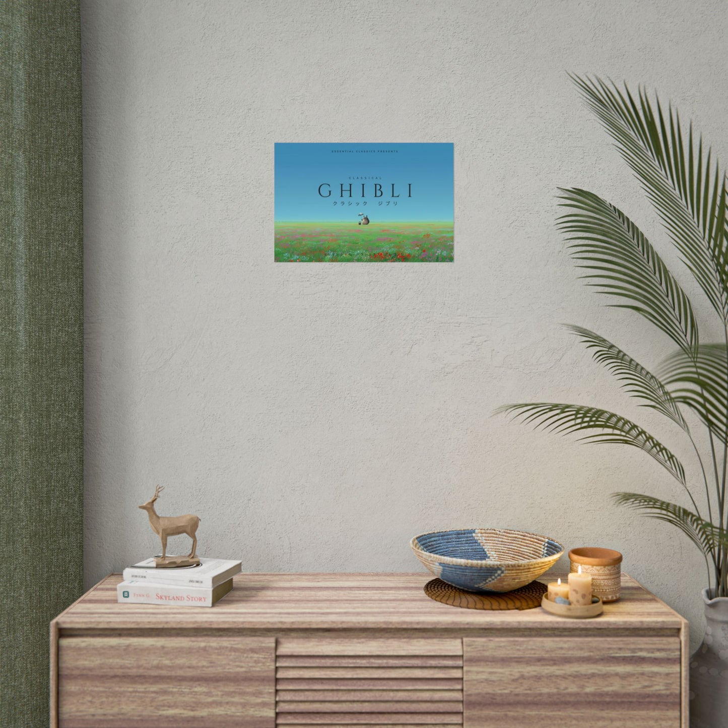 Studio Ghibli Inspired Poster - Studio Ghibli Music, Ghibli Print, Ghibli Movie Inspired Poster