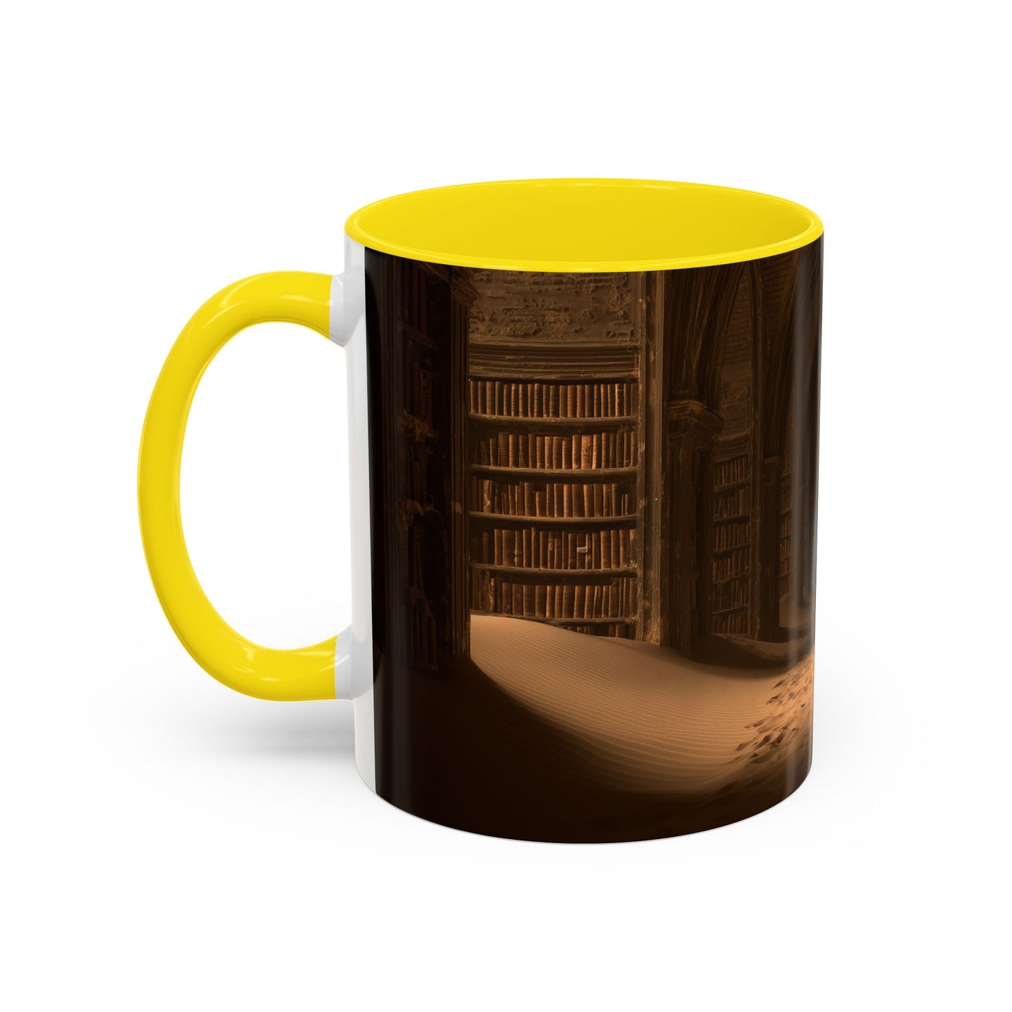 Deep Focus Mug (USA) - Classical Music for Thinking Mug, Peaceful Library Mug, Nature Library Mug, Apocalyptic Library Mug