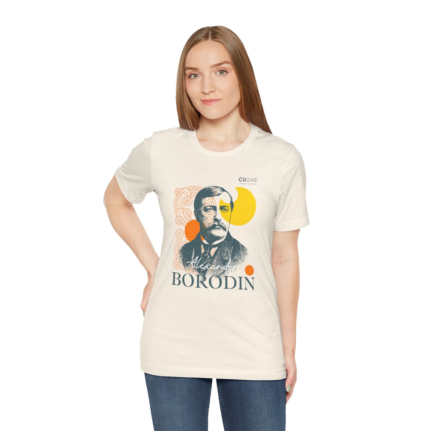 Borodin T-Shirt (Light): Classical Music T-Shirt, Borodin Shirt, Alexander Borodin Gift
