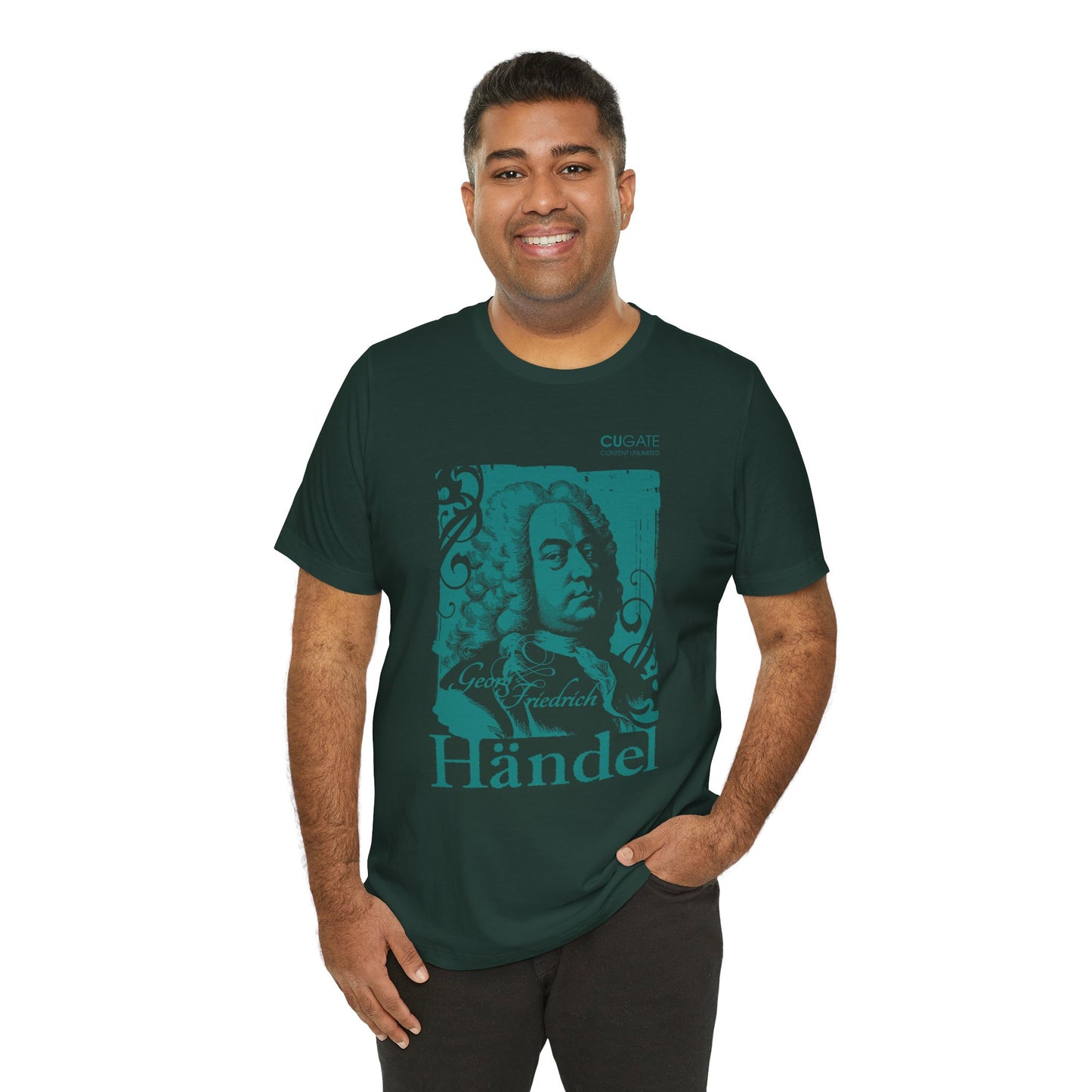 Händel T-Shirt (Dark): Classical Music T-Shirt, Händel Shirt, Georg Friedrich Händel Gift, Händel Tribute Tee