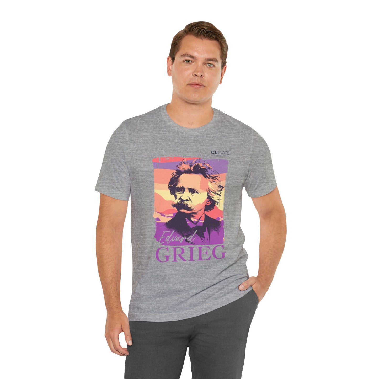 Grieg T-Shirt (Light): Classical Music T-Shirt, Grieg Shirt, Music T-Shirt Gift, Norwegian Folk Music Tee, Scandinavian Classic Music Shirt