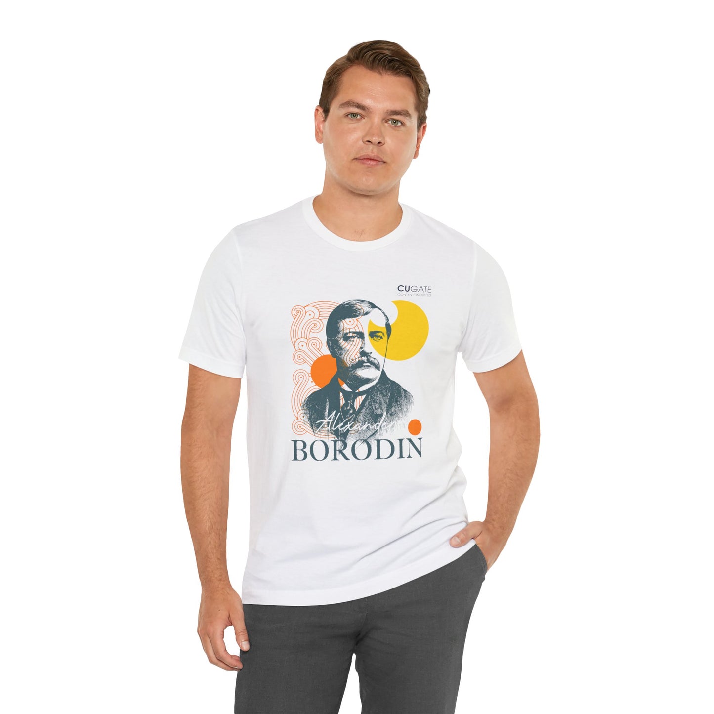 Borodin T-Shirt (Light): Classical Music T-Shirt, Borodin Shirt, Alexander Borodin Gift