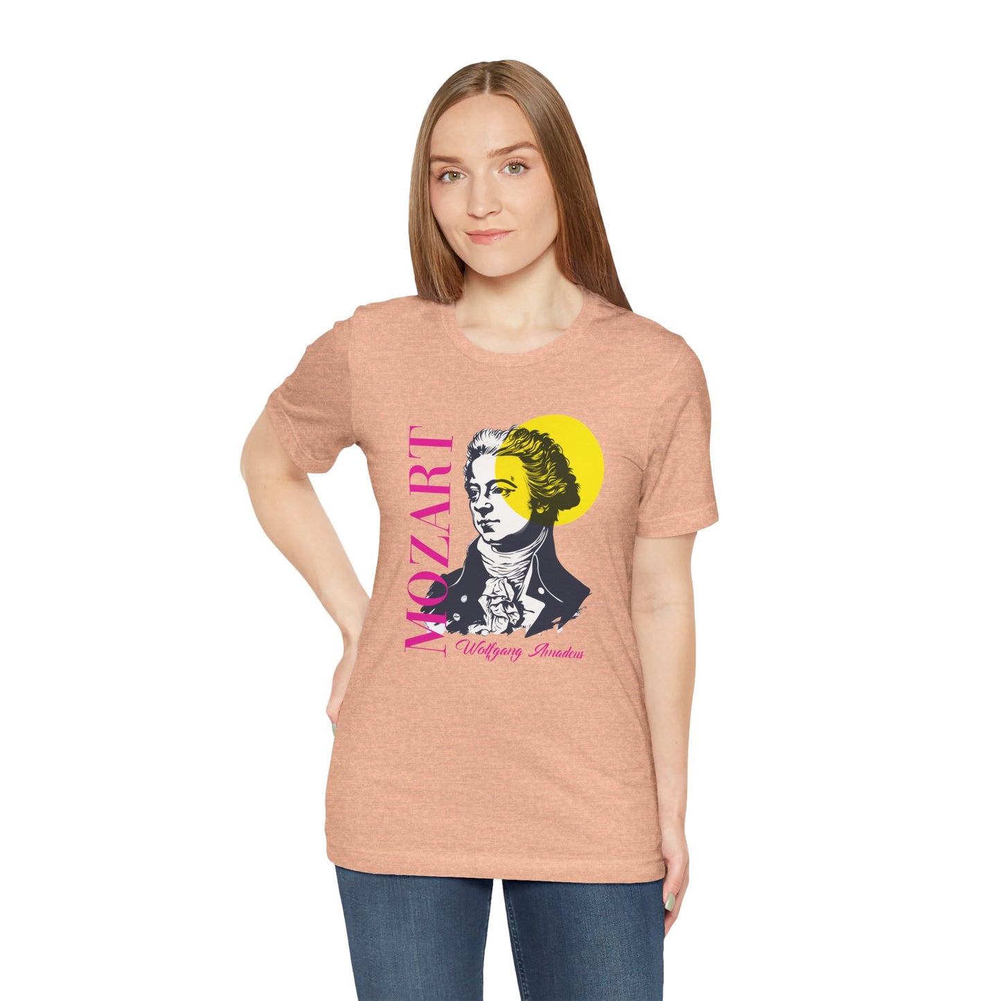 Mozart Sun T-Shirt: Classical Music T-Shirt, Mozart Shirt, Wolfgang Amadeus Mozart Gift, Mozart Tribute Tee