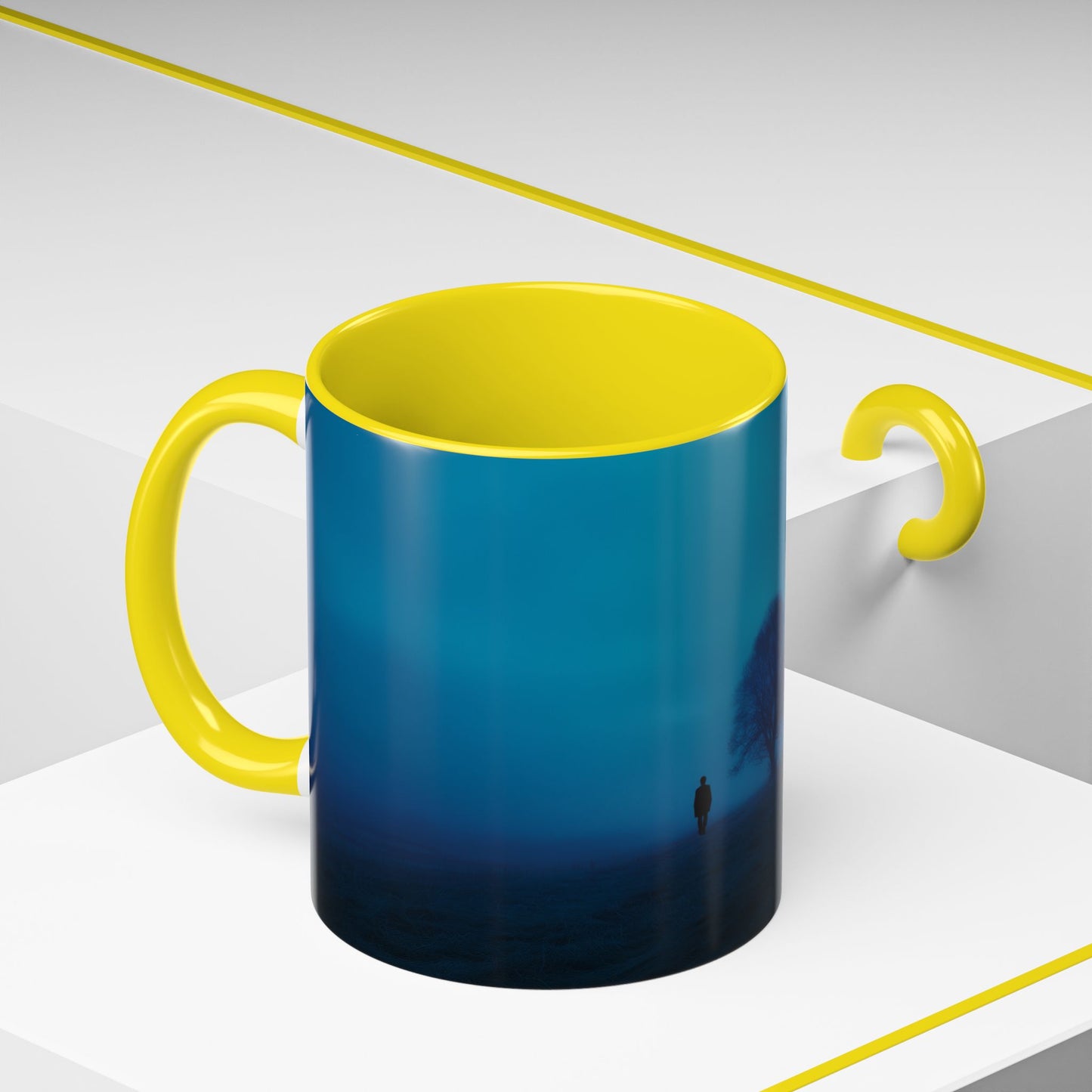 Blue Hours Mug (EU) - Melancholy Mug, Introspection Mood Mug, Poetic Mug, Night Mug, Mood Mug
