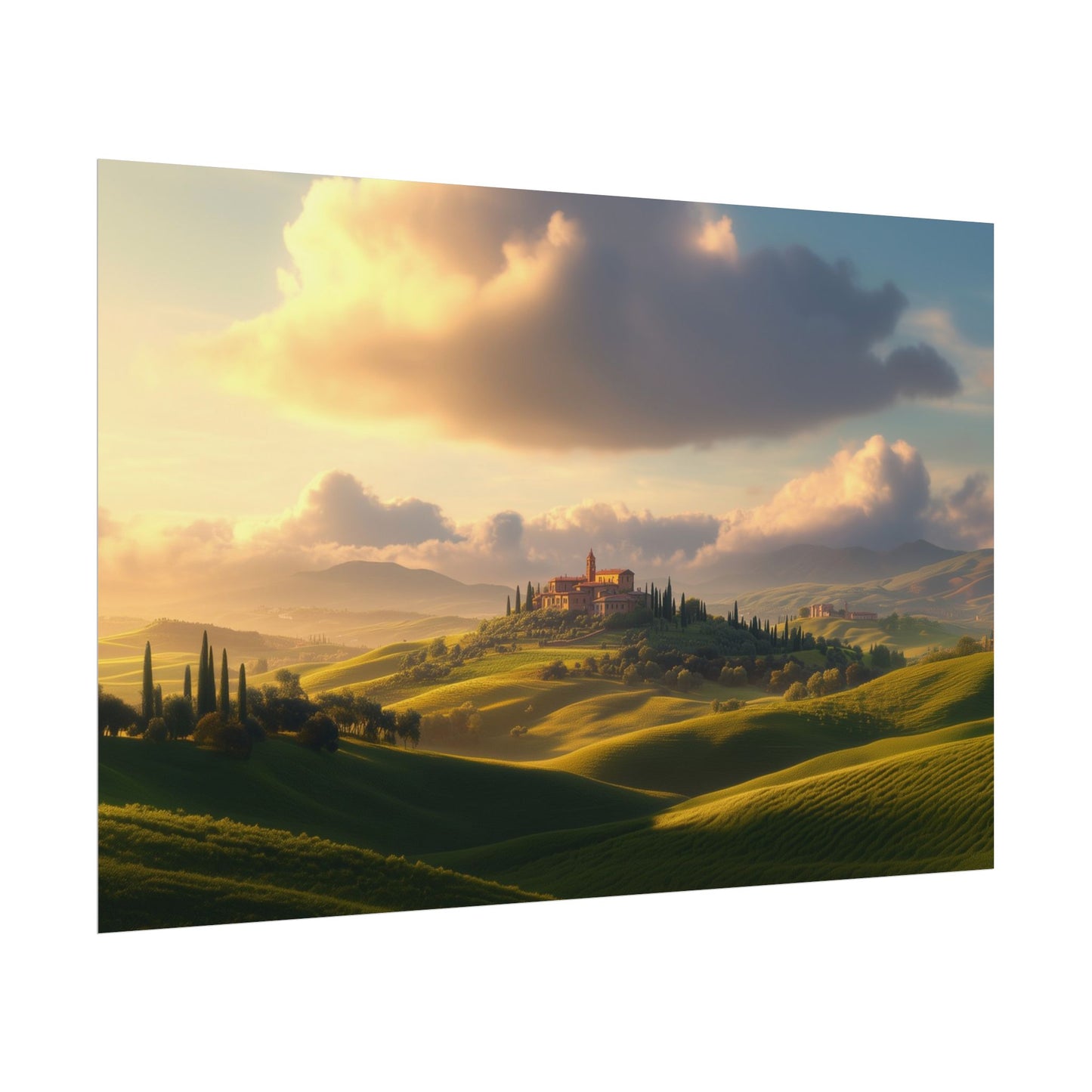 Without Words: Italian Classical Music - Dramatic Art Print, Italian Country Side Poster, Musical Heritage of Italy Poster
