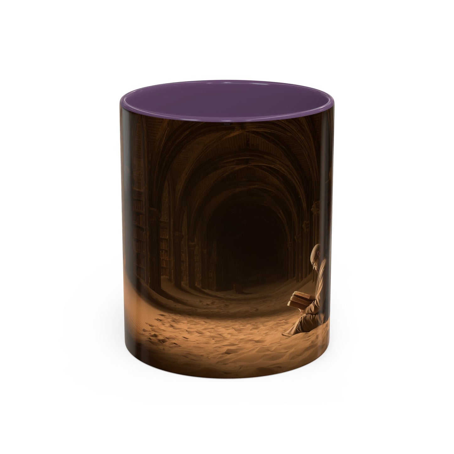 Deep Focus Mug (USA) - Classical Music for Thinking Mug, Peaceful Library Mug, Nature Library Mug, Apocalyptic Library Mug