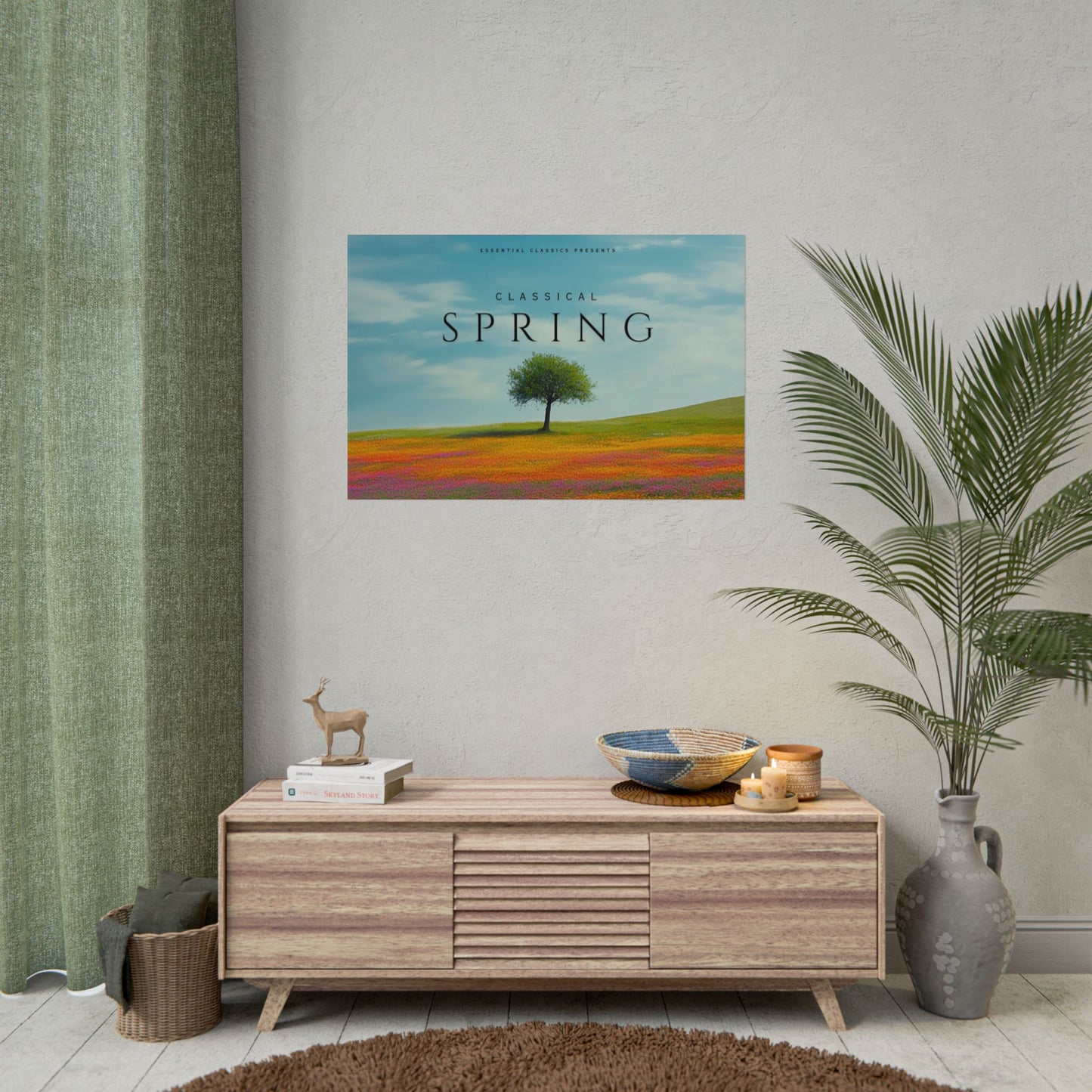 Sounds like Spring Poster - Vibrant, Fresh, Energy Poster, Energetic Classical Music Poster